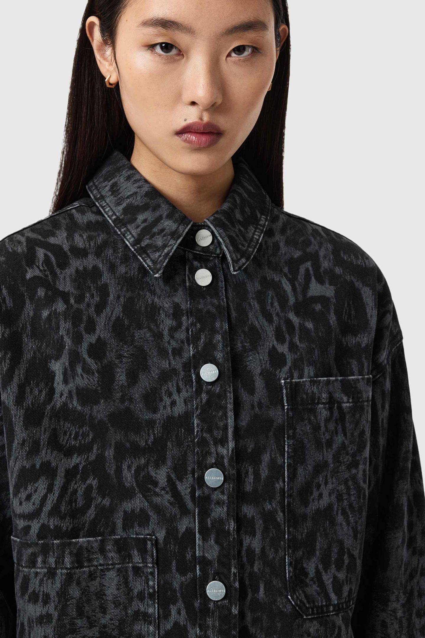 NICKY DENIM SHACKET LEPPO BLACK 7