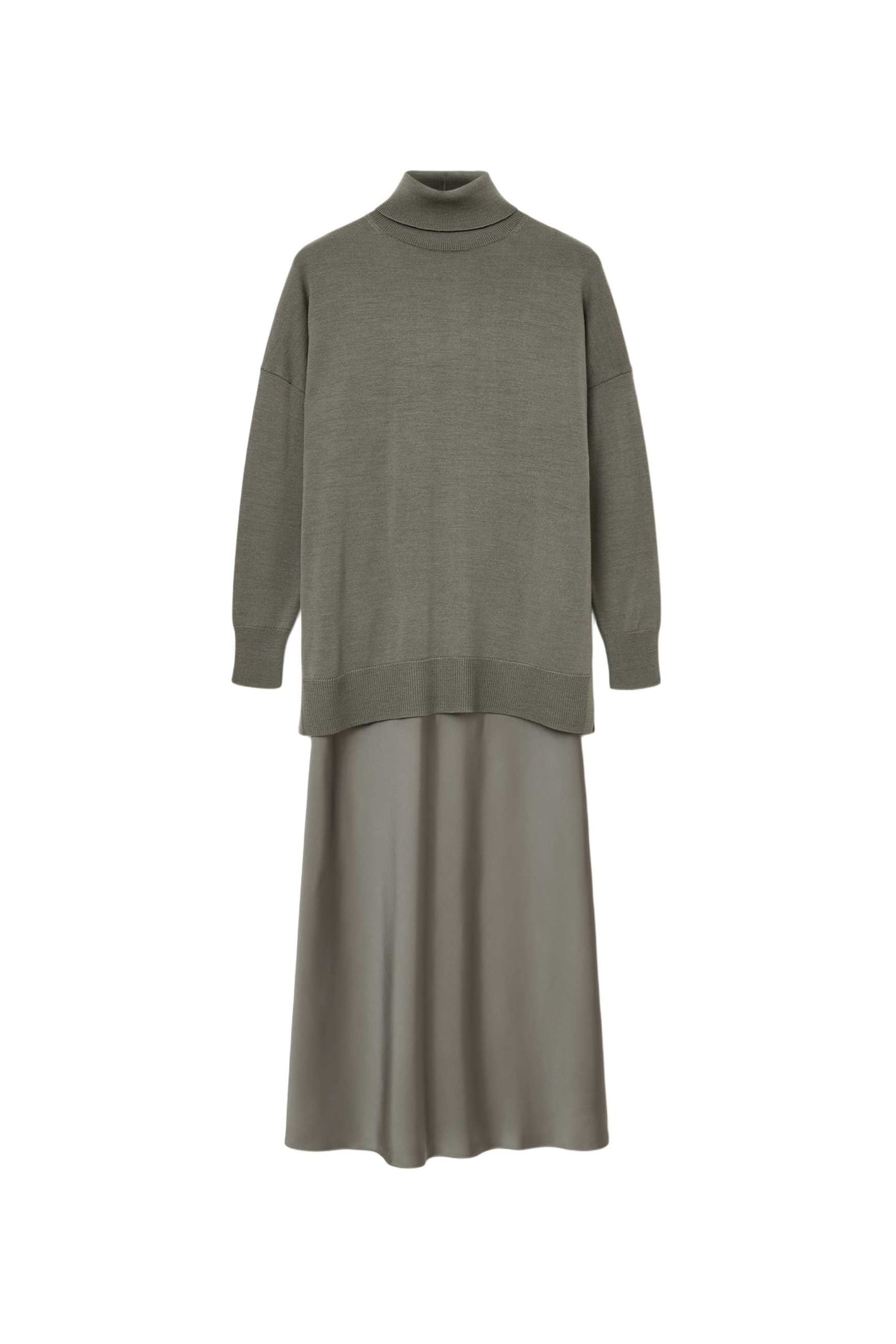 JUNO DRESS LIGHT KHAKI 6