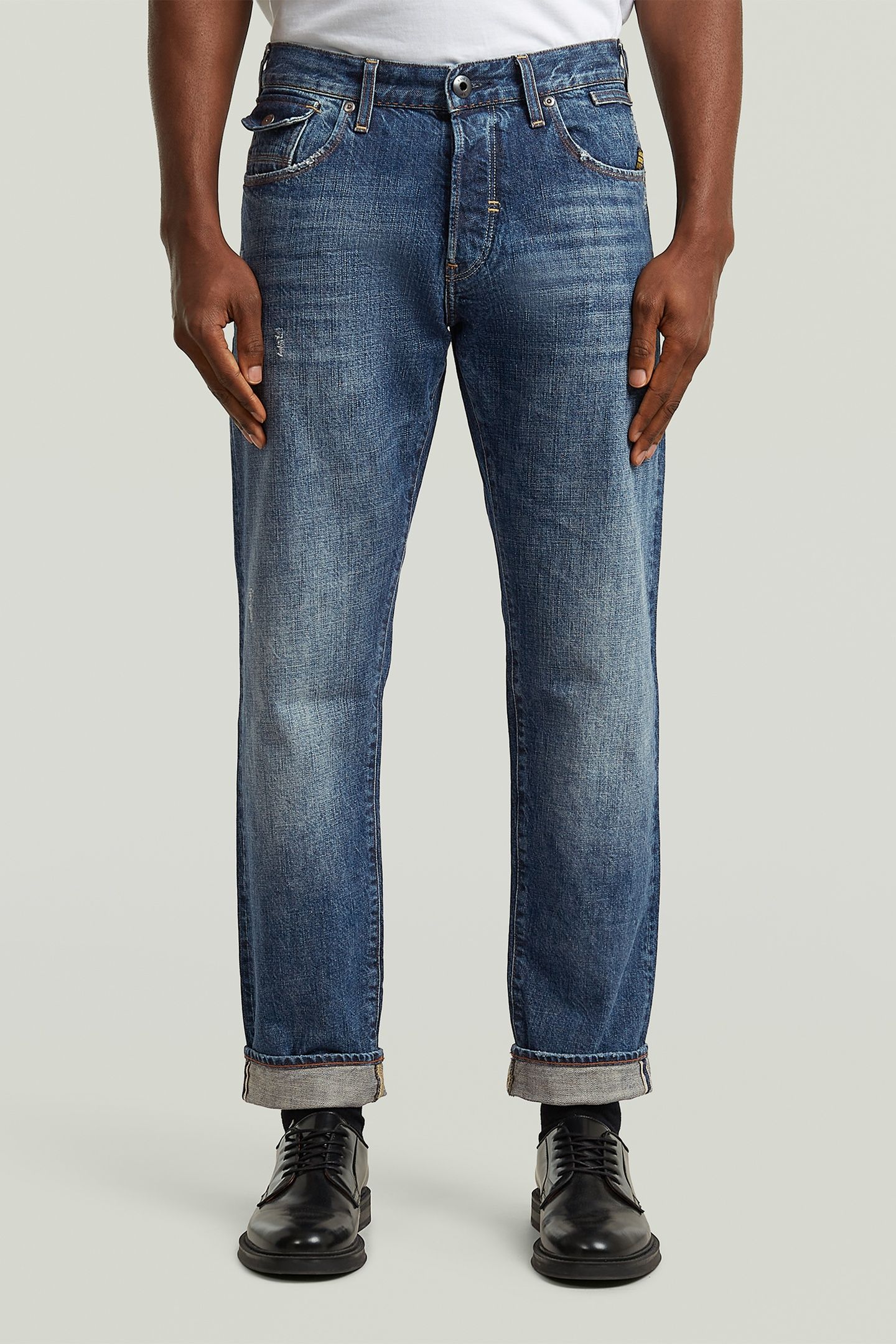 MORRY FWD REGULAR TAPERED JEANS MEDIUM BLUE 1