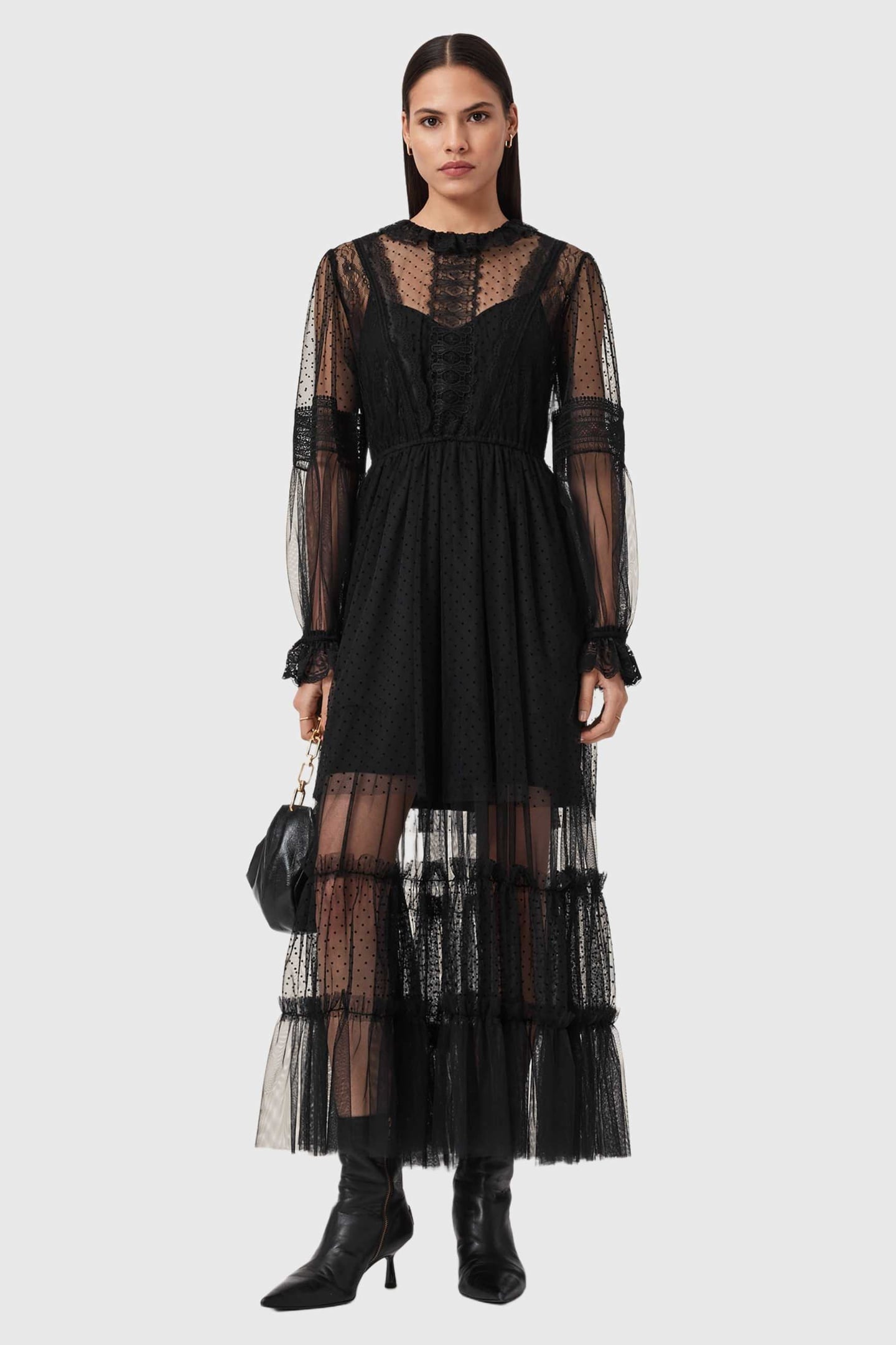 NITA LS DRESS BLACK 2
