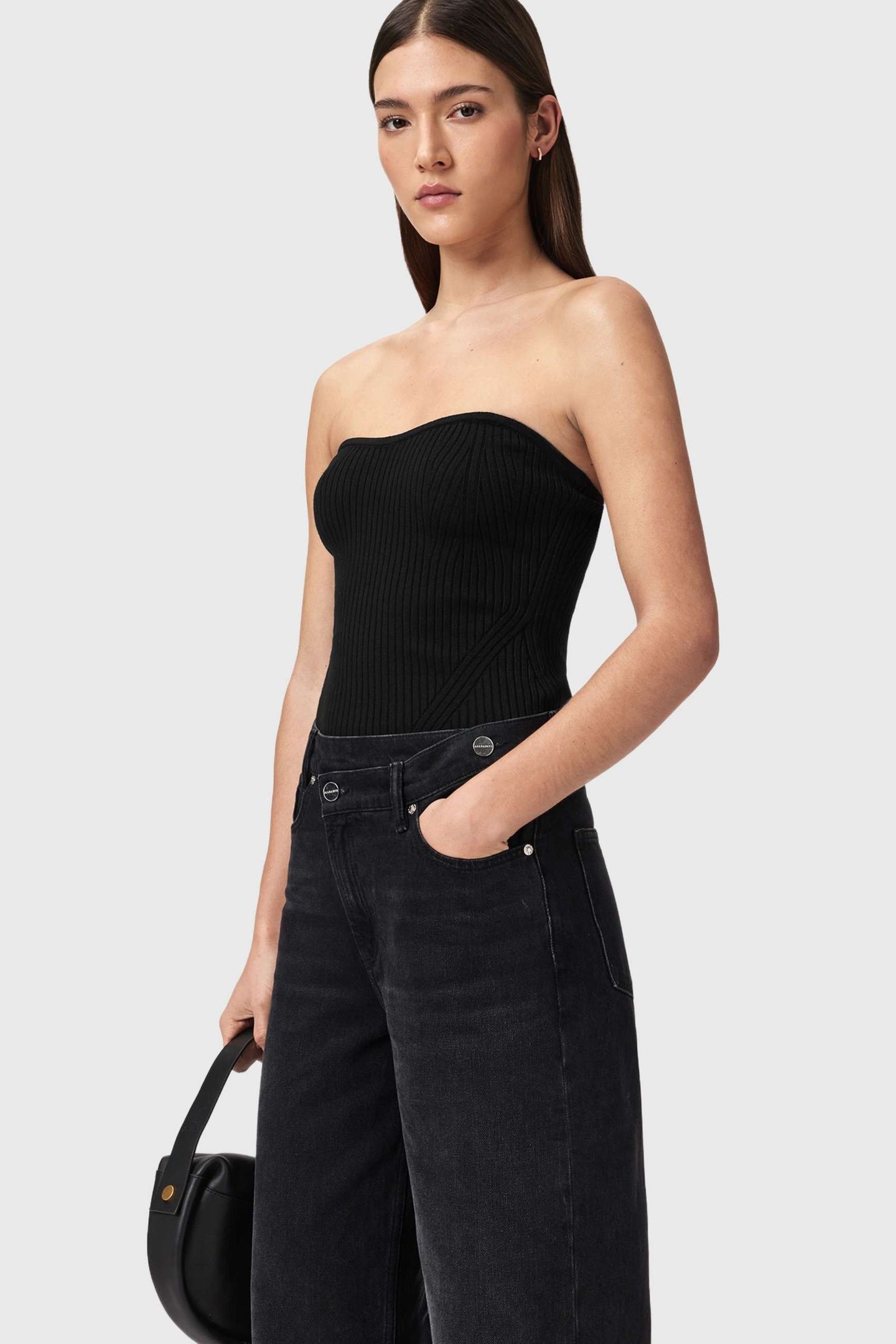 CRUZ BANDEAU TOP BLACK 2