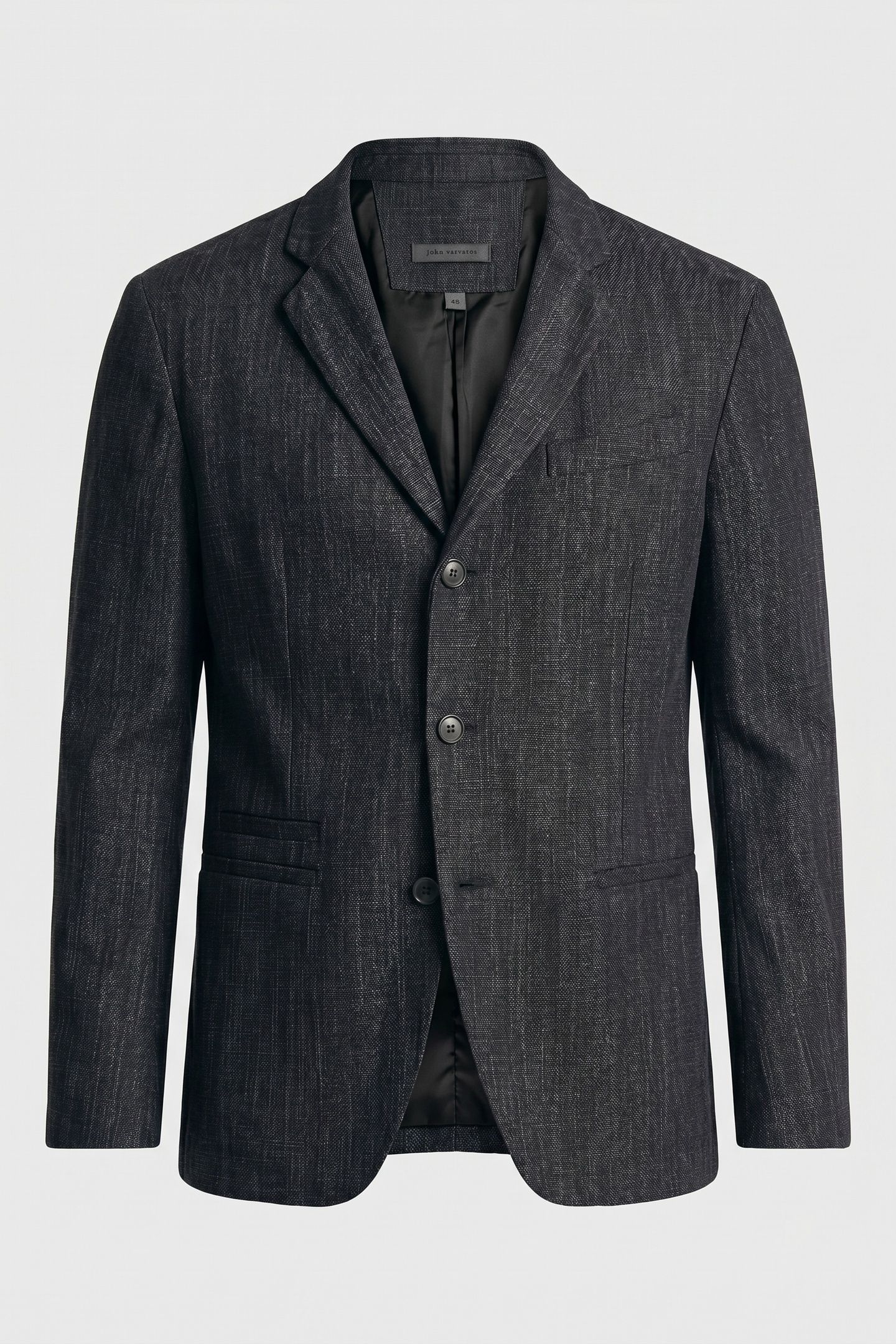 SILO JACKET - SLIM FIT DBPEAK LAPEL JACK EBONY 3