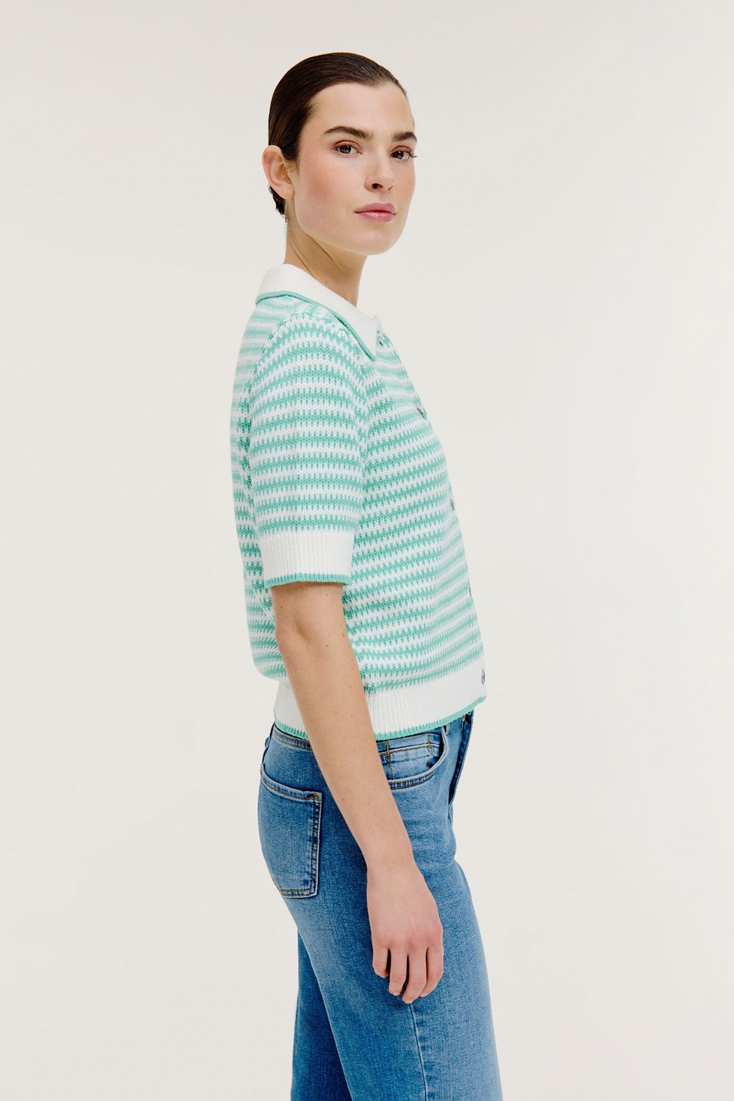 BASHA CARDIGAN WASABI GREEN 3