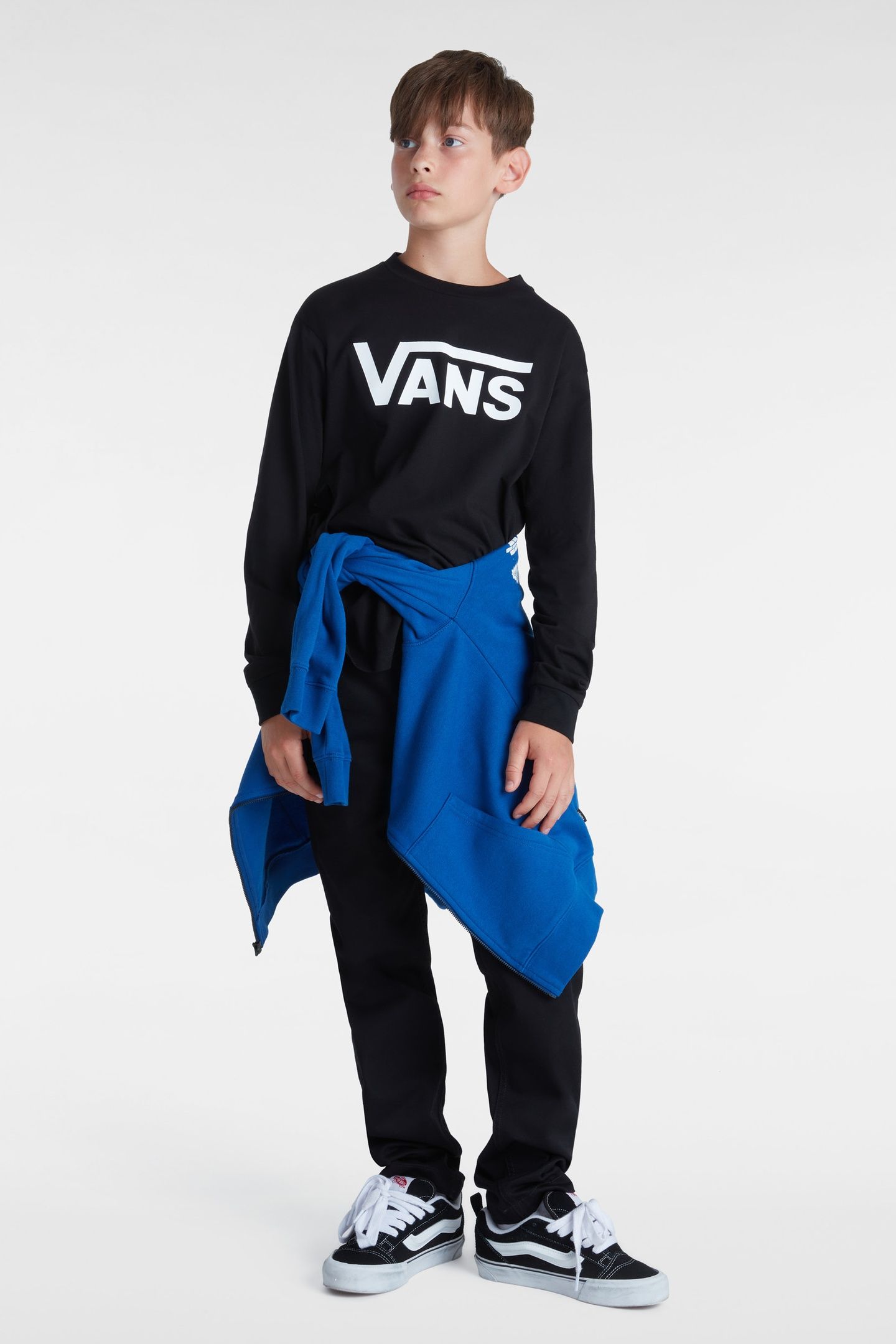 UNISEX CLASSIC LONGSLEEVE BLACK/WHITE 5