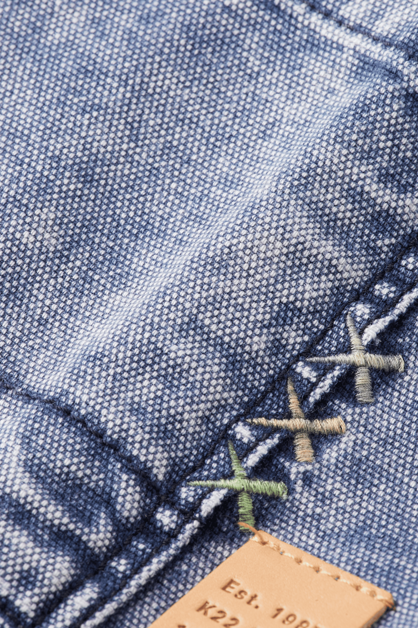 BOY DENIM WASHED CANVAS WORKWEAR JACKET NAVY 3