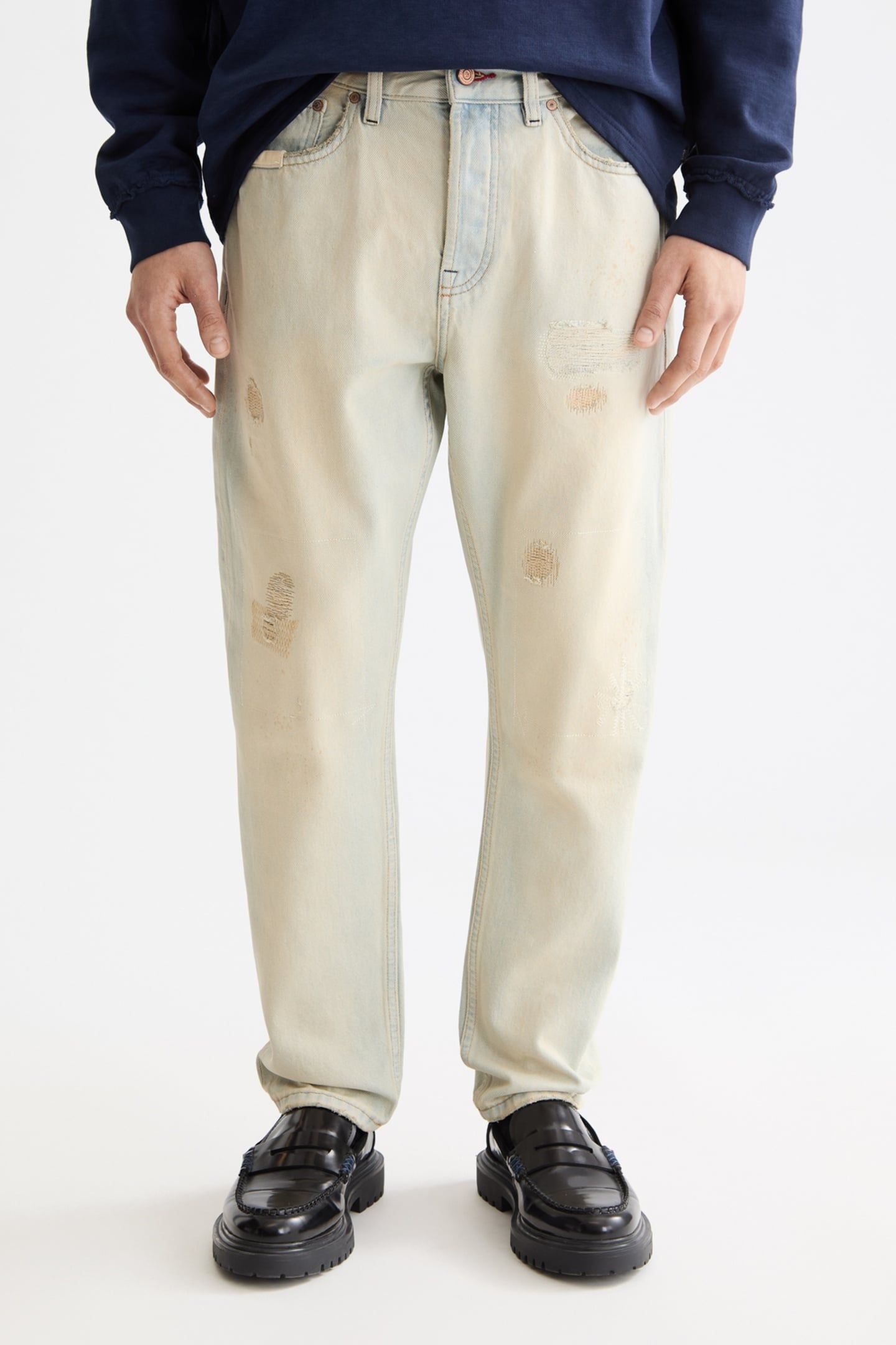 THE DEAN LOOSE TAPERED JEANS — LAST RESORT LAST RESORT 2