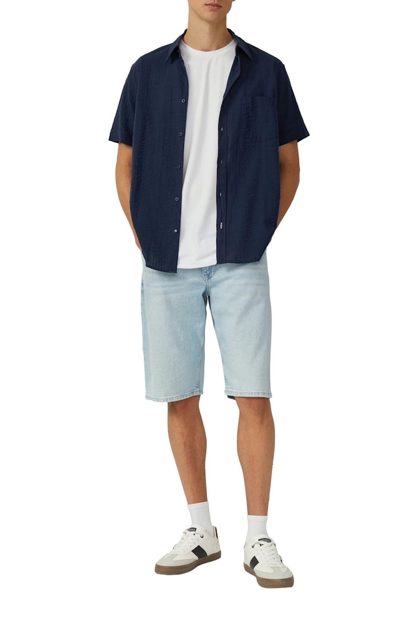 JEANS SHORTS BLUE DENIM 7