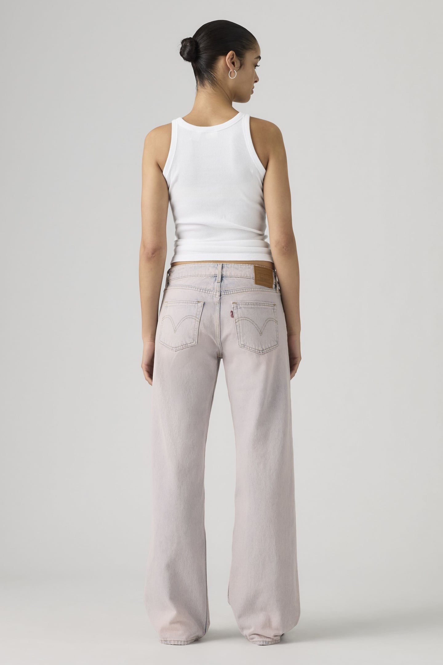 LOW LOOSE ROSE UP JEANS 3