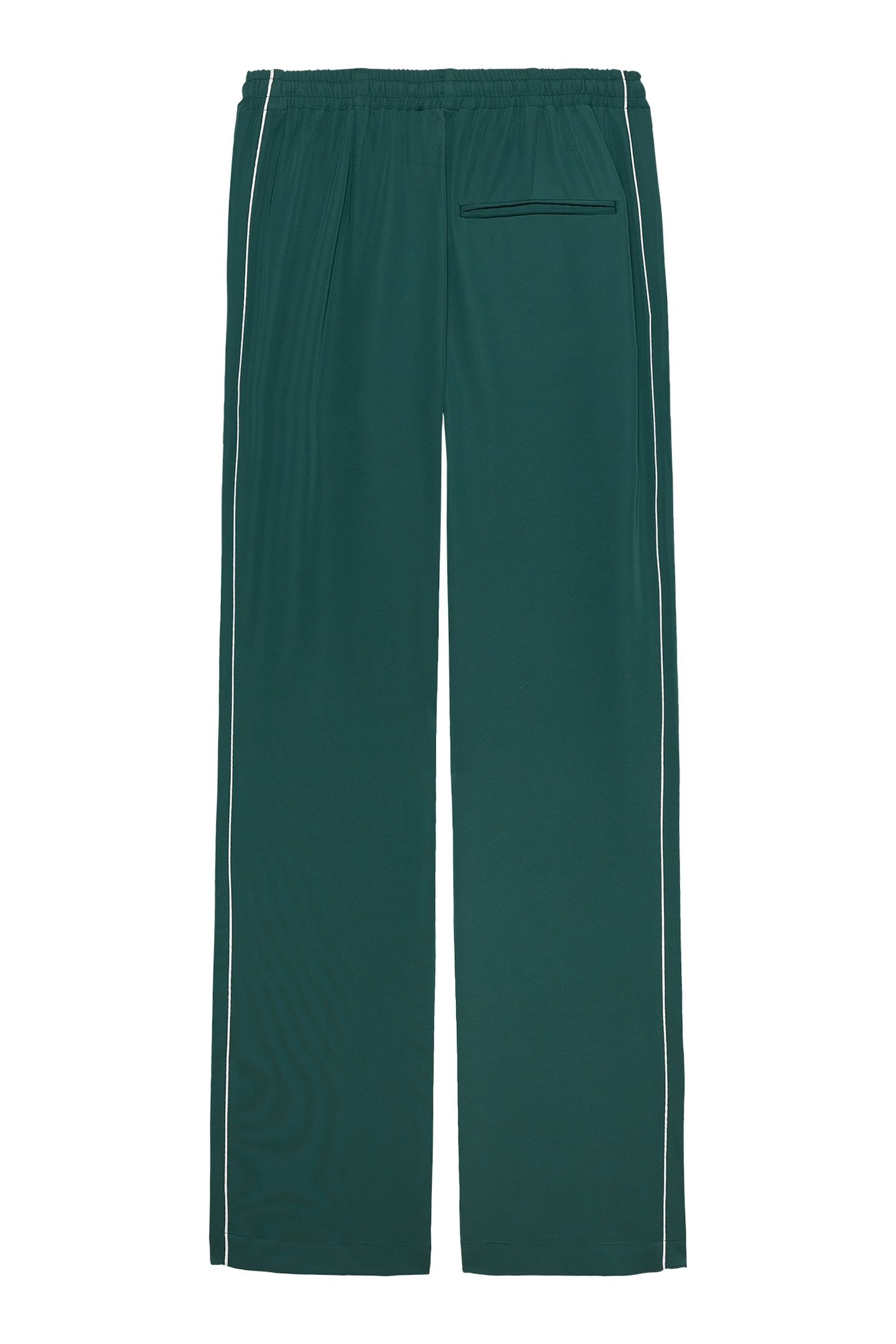 TRACKSUIT TROUSERS WITH PIPING SEA MOSS 5