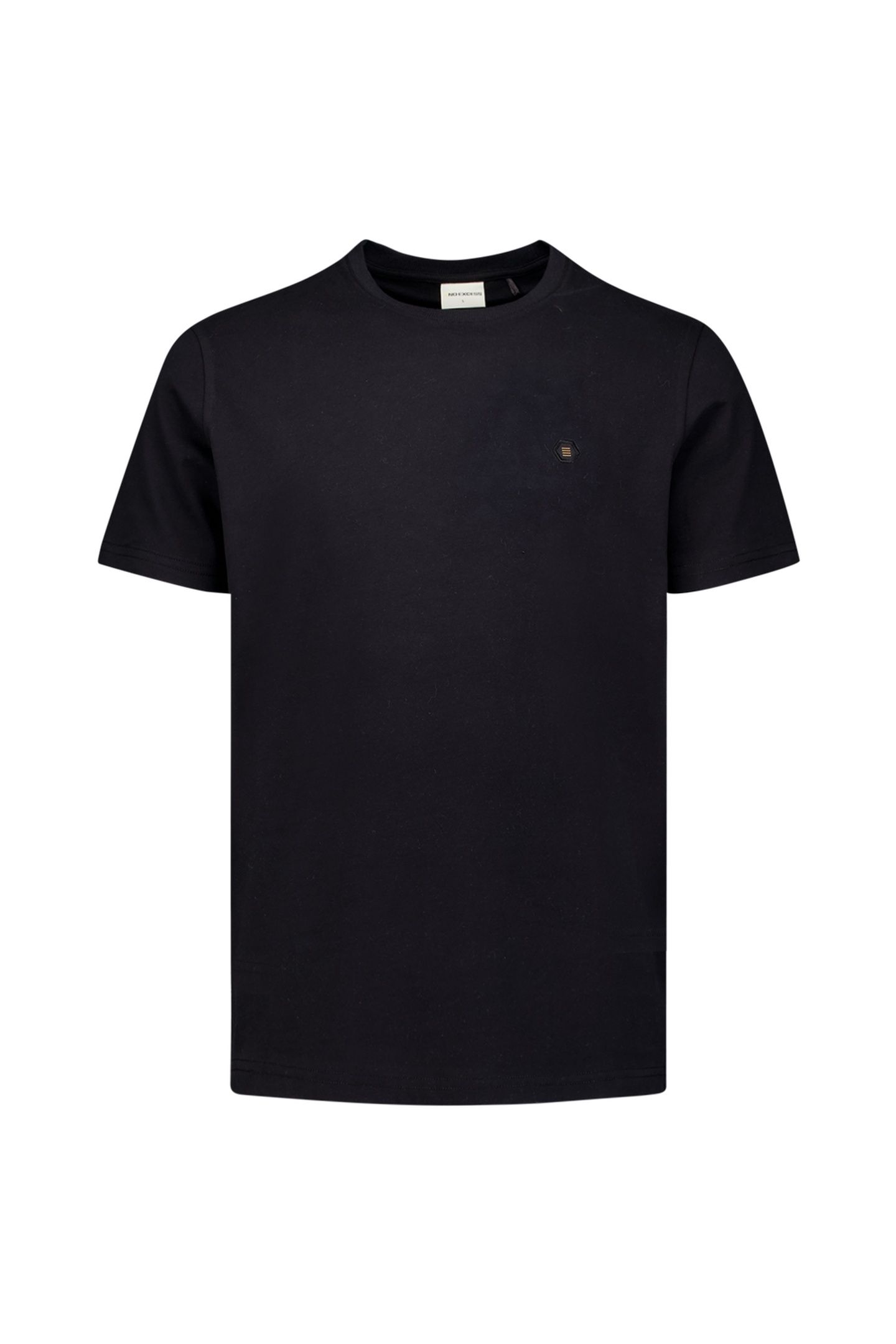 T-SHIRT CREWNECK PEACHED BLACK 4