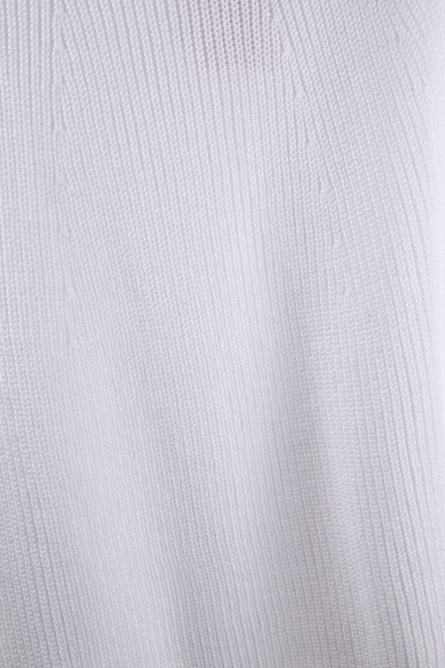 SEAMLESS CREW-NECK HALF CARDIGAN PEARL WHITE 4