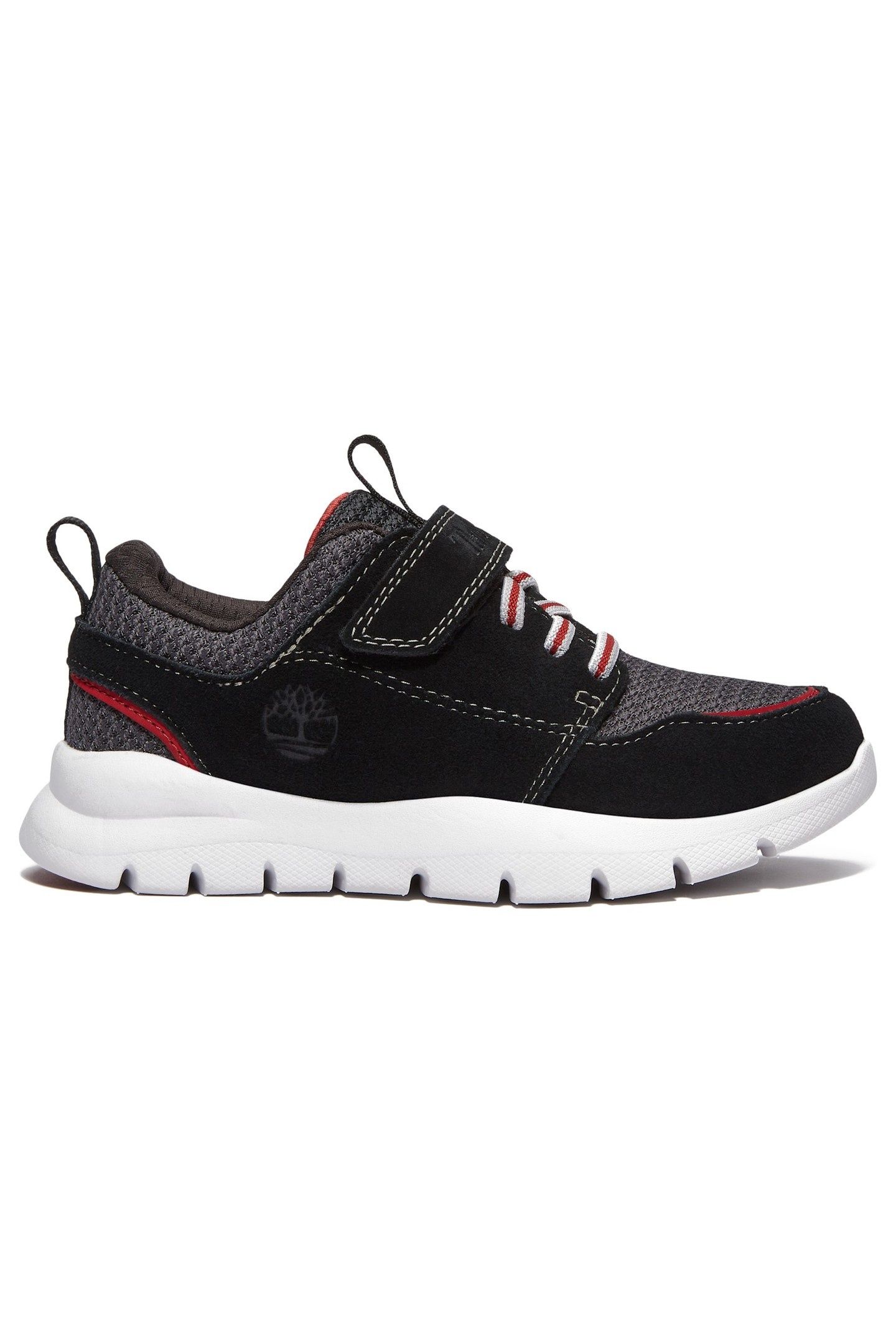 BOROUGHS PROJECT LOW HOOK & LOOP SNEAKER BLACK SUEDE 1