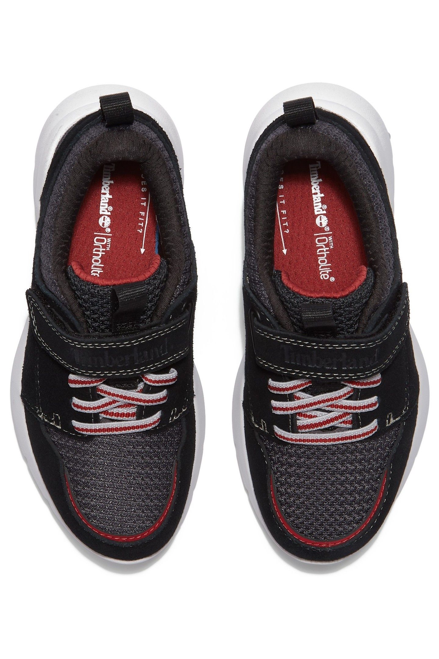 BOROUGHS PROJECT LOW HOOK & LOOP SNEAKER BLACK SUEDE 6
