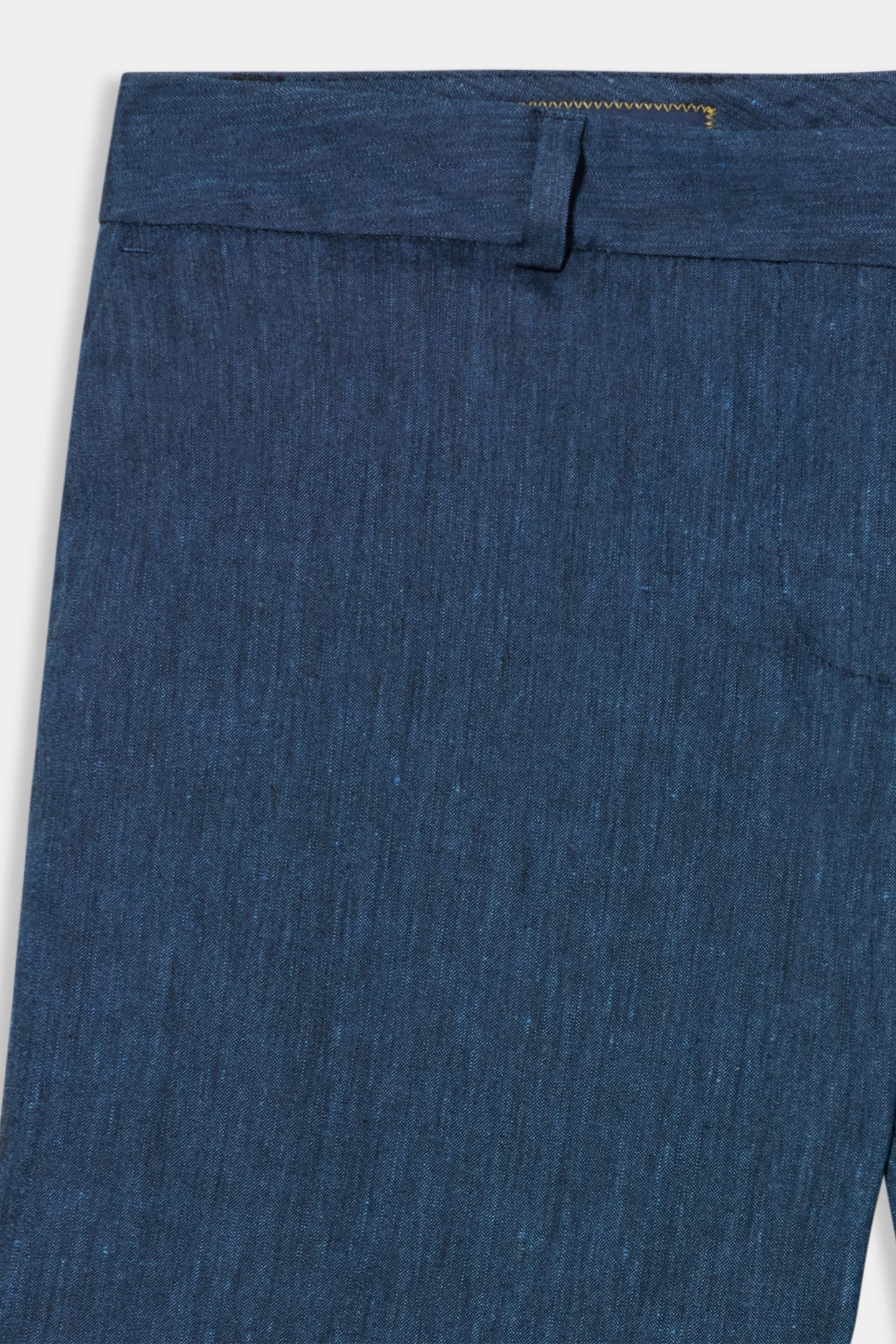 FRONT TROUSERS LINEN BLUE 7