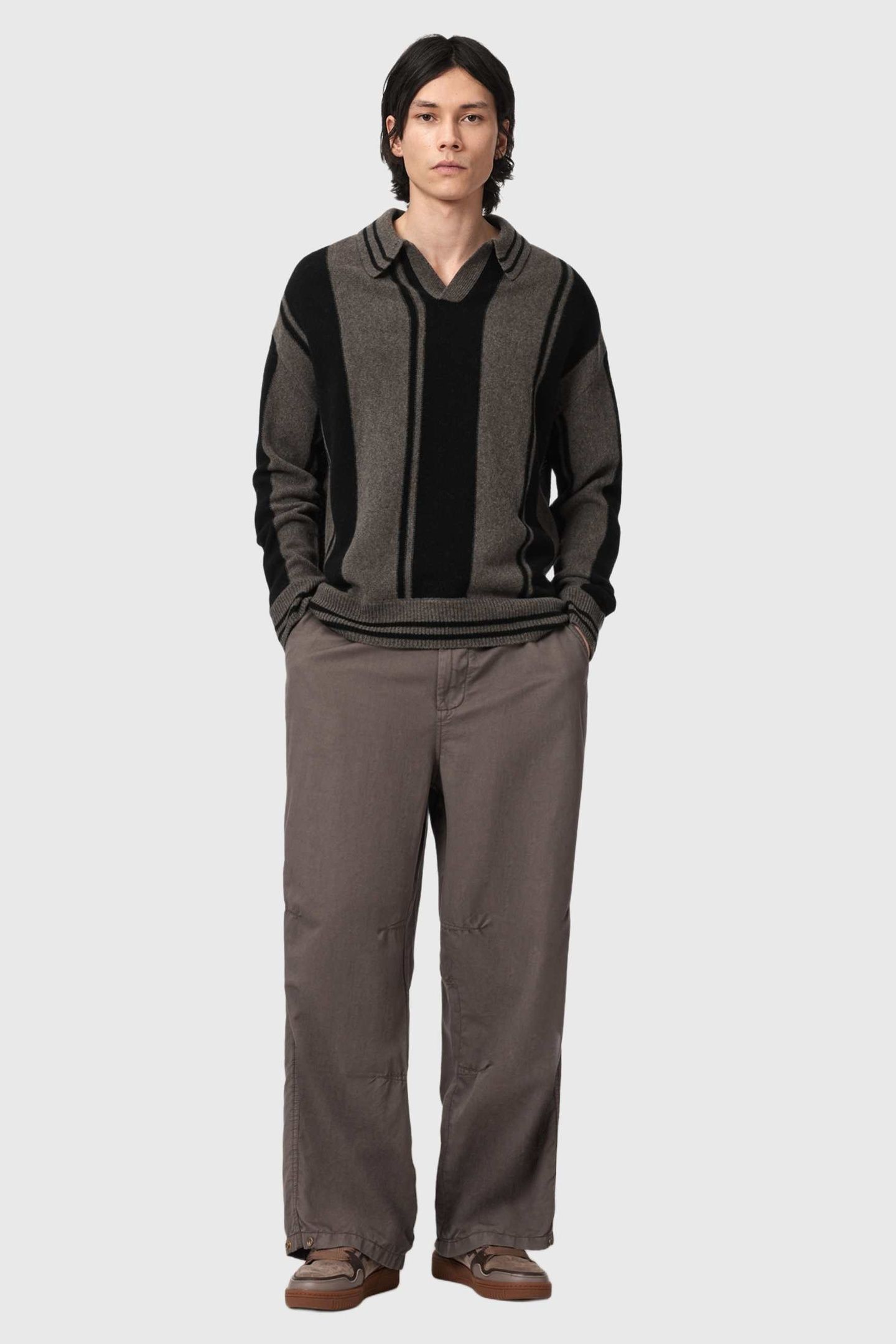TAYLOR LS POLO CINDER BLACK 1