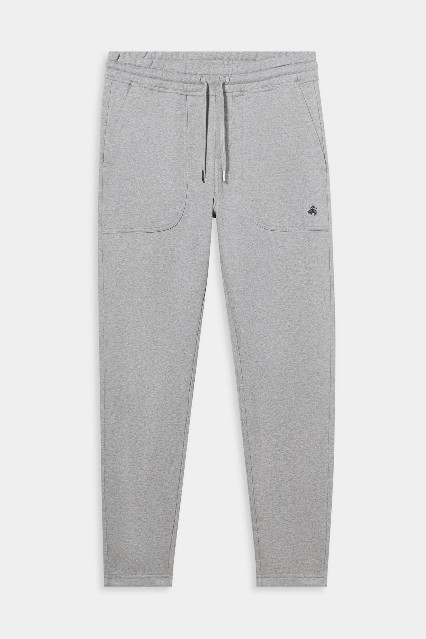 PLAIN SWEATPANTS COTTON LIGHT GREY 3