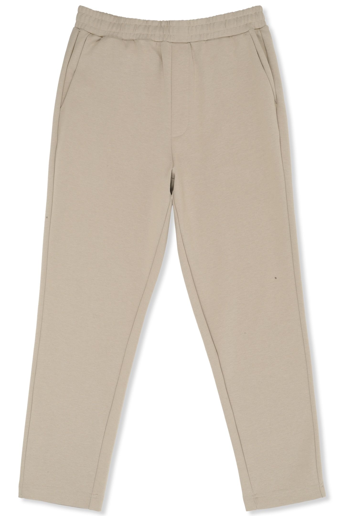 JOVENCAN SLIM CROPPED SMART SWEATPANTS WHITE PEPPER 4
