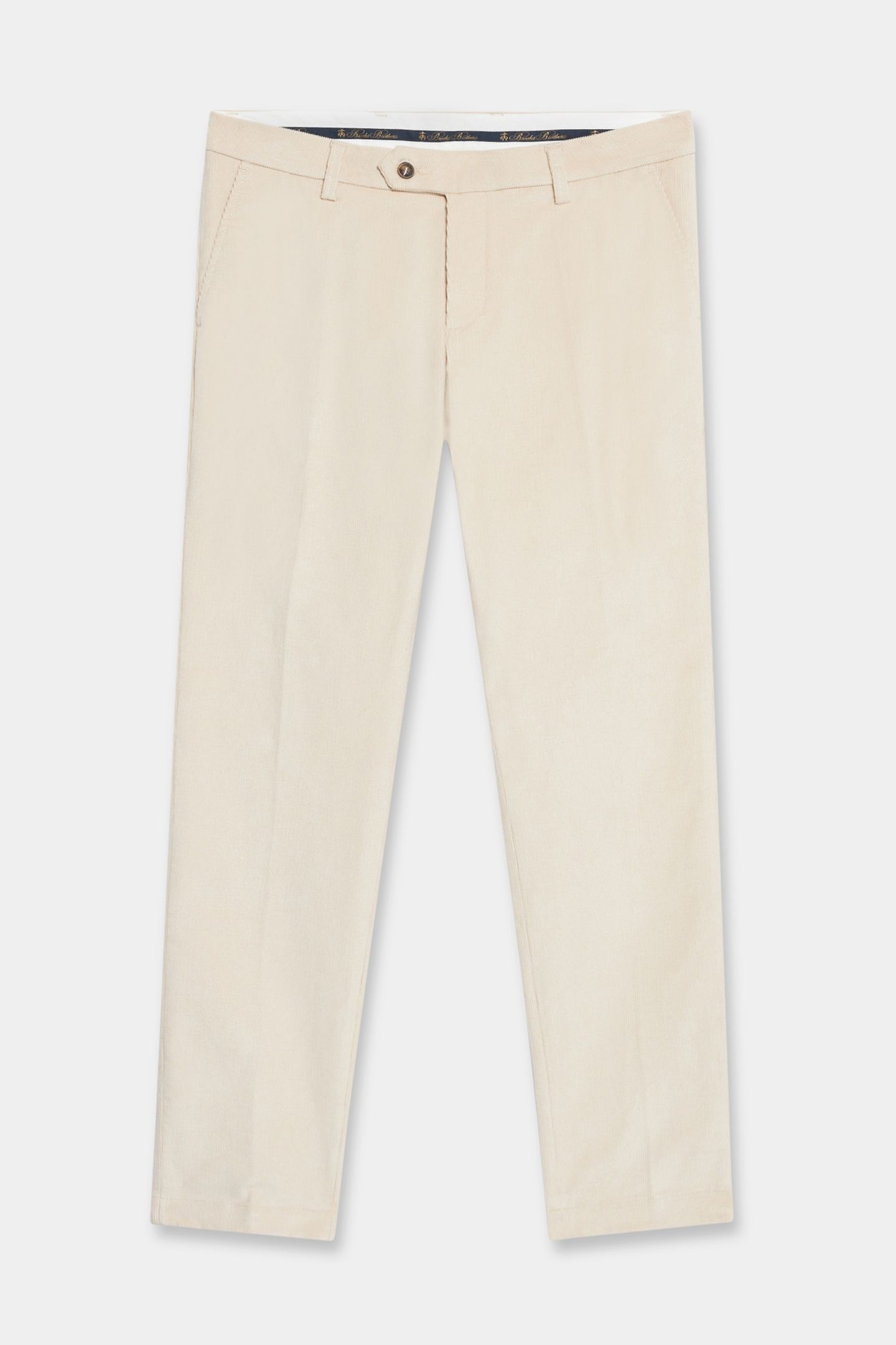 SLIM FIT COTTON CORDUROY CHINOS BEIGE 4