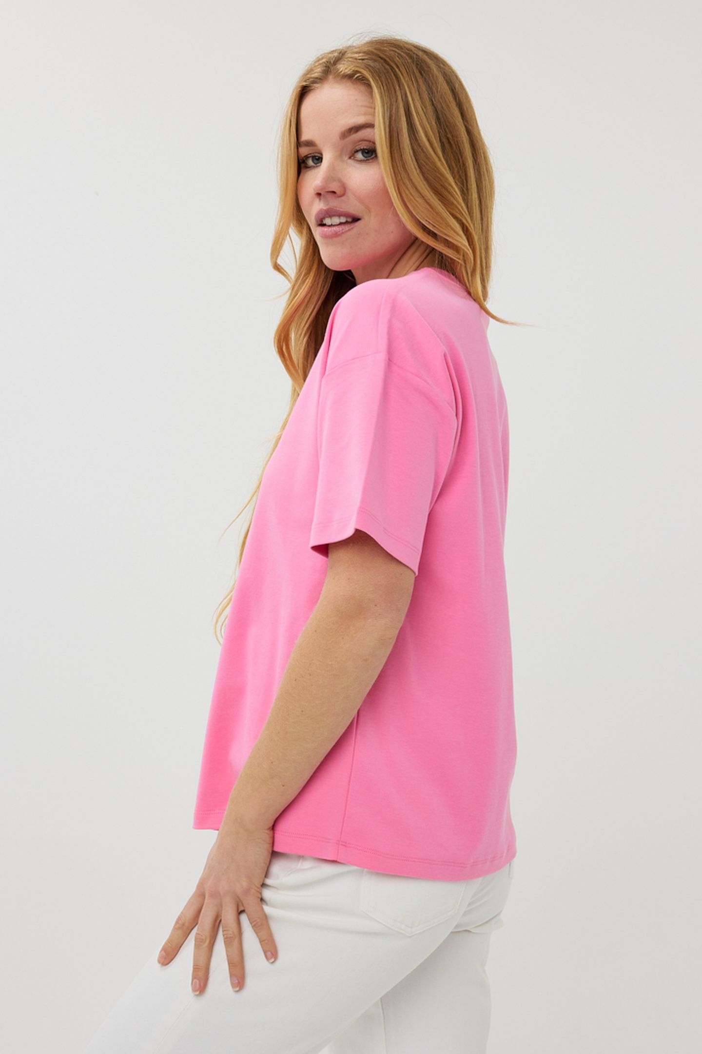 T-SHIRT OVERSIZED BASIC ROSE 4