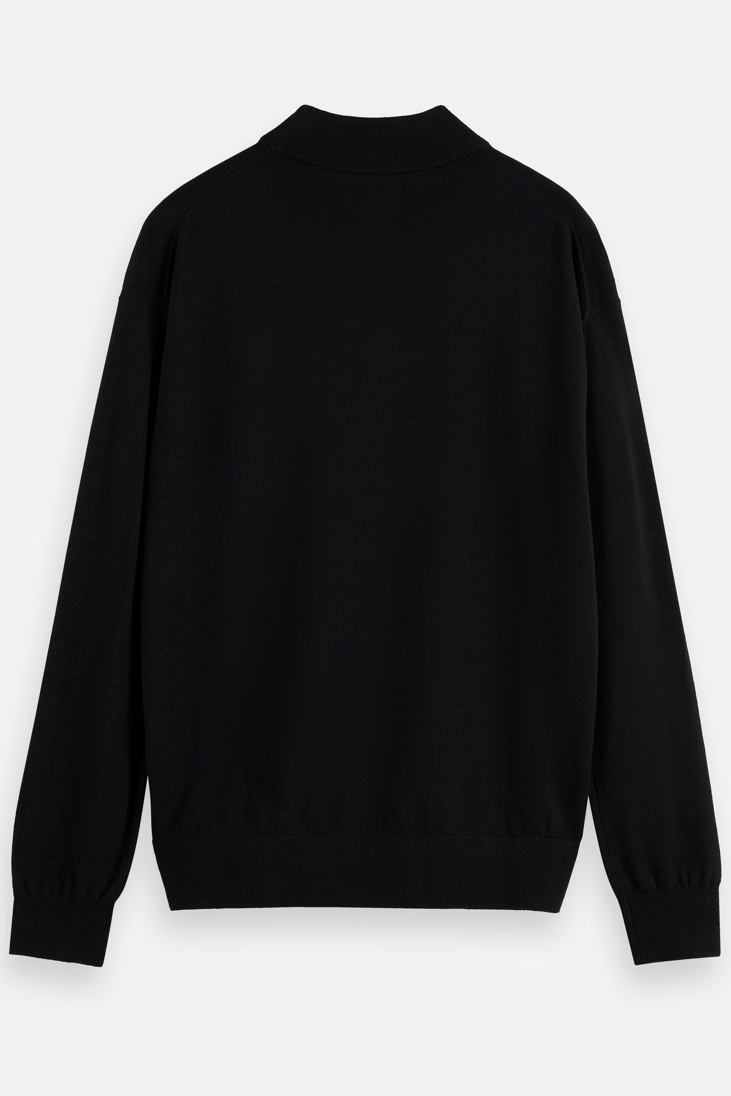 CORE - DROPPED SHOULDER MOCK NECK PULLOVER BLACK 6