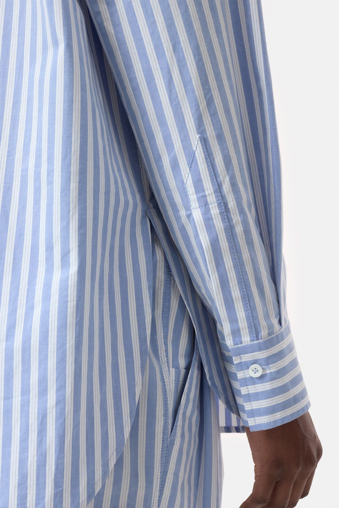 OVERSIZE SHIRT CORNFLOWER BLUE 4