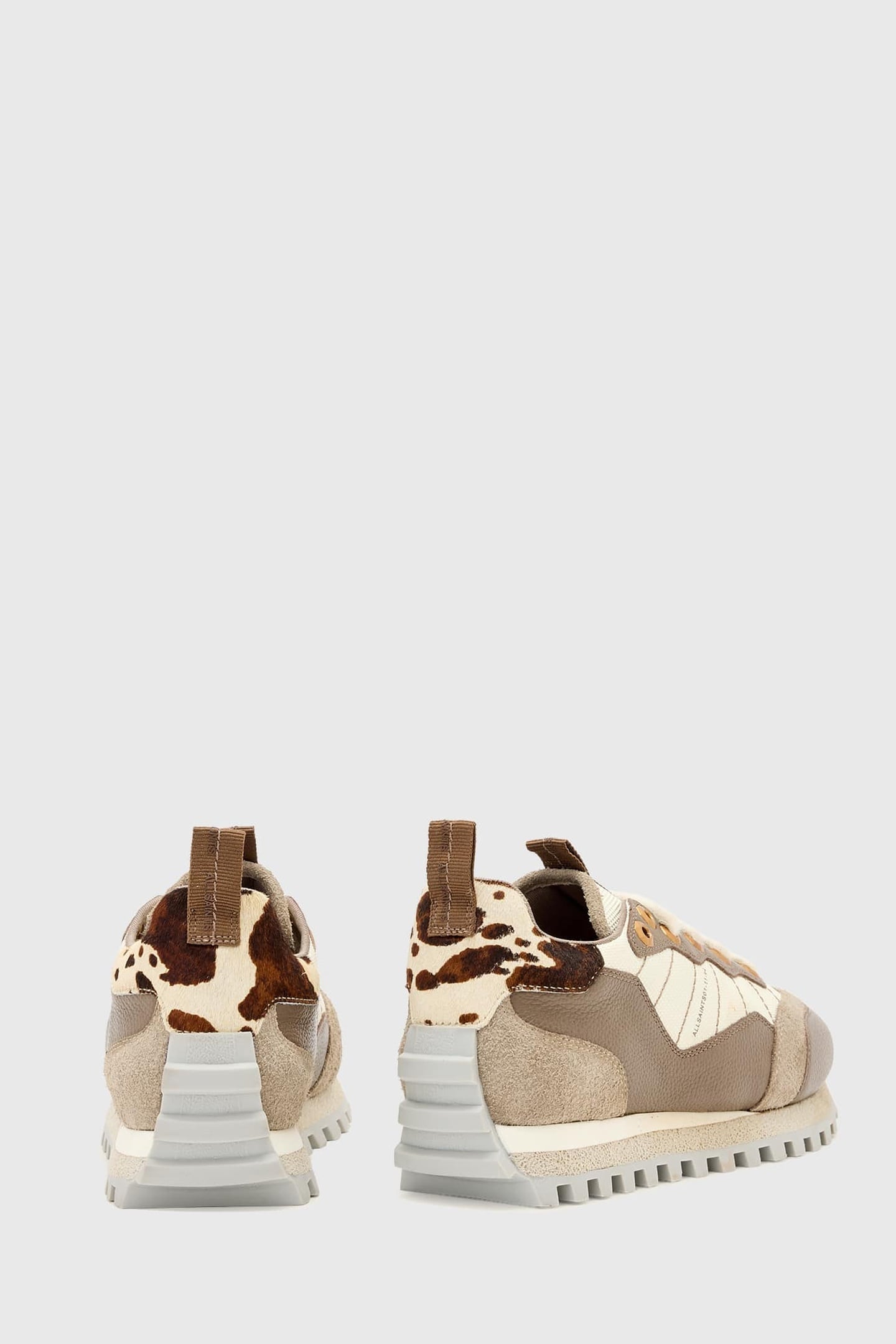 NEVIS SNEAKER WHITE/COW PRINT 5