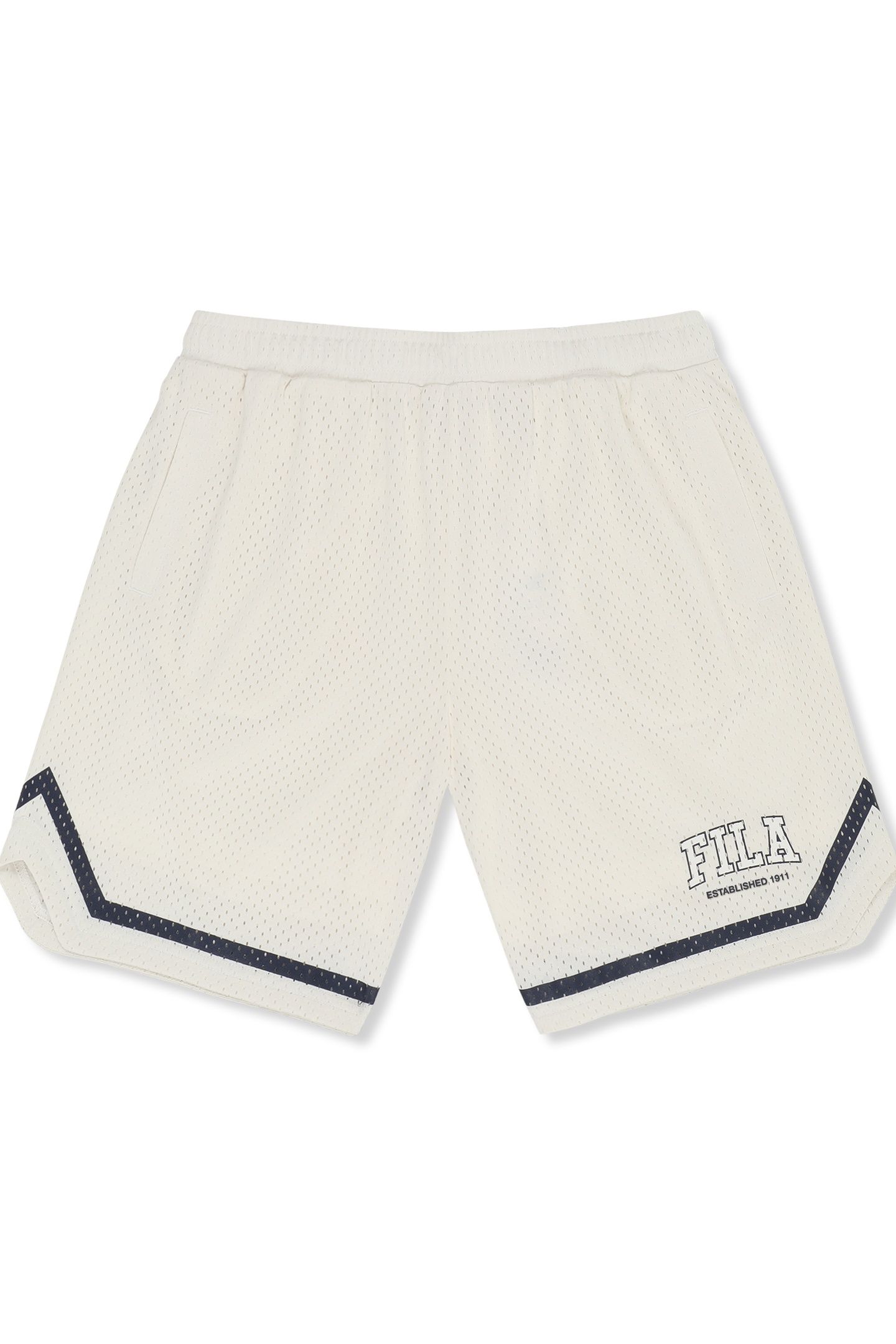 VILLANOVA LOOSE MESH BASKETBALL SHORTS EGRET 1