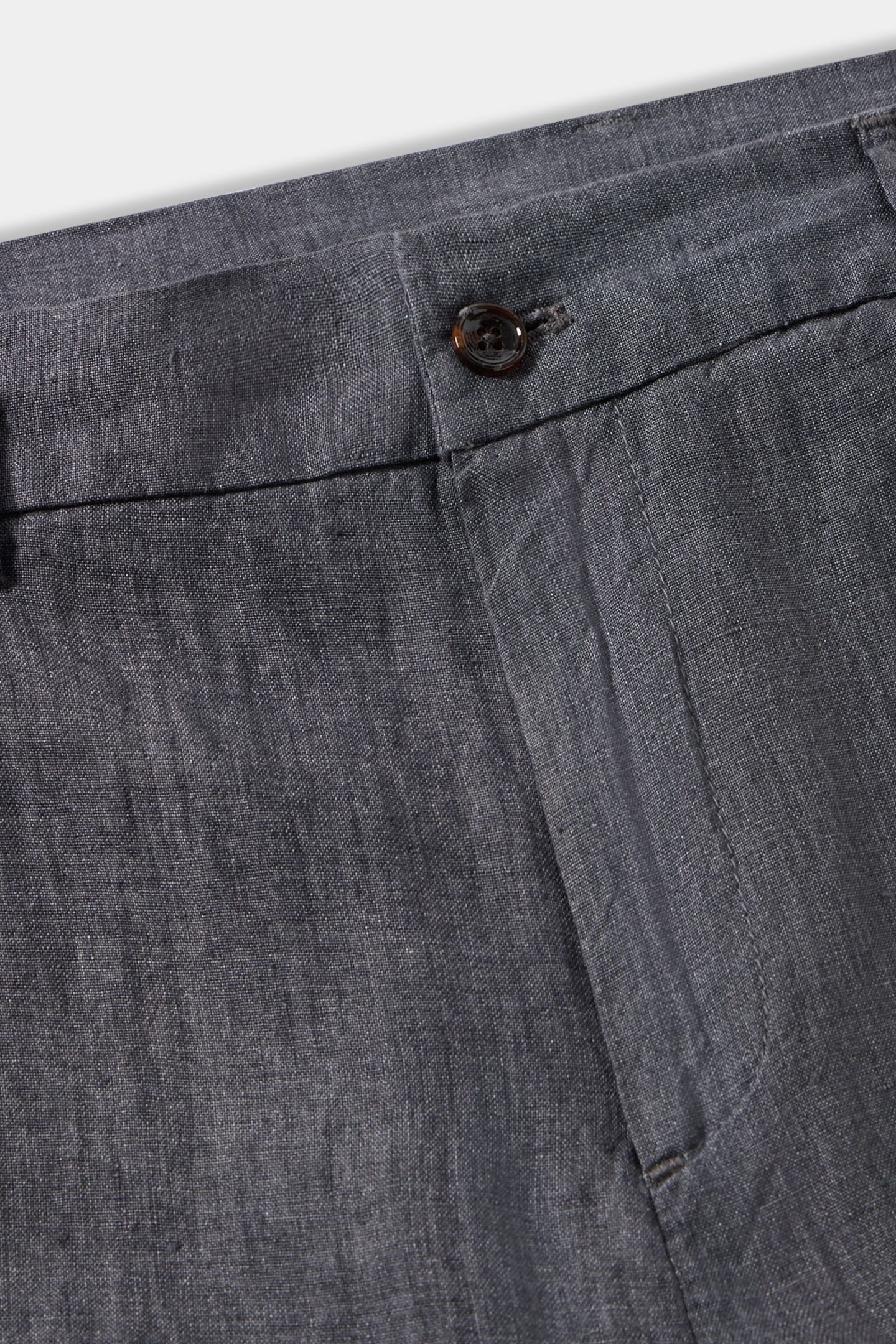 LINEN TROUSERS DARK GREY 6