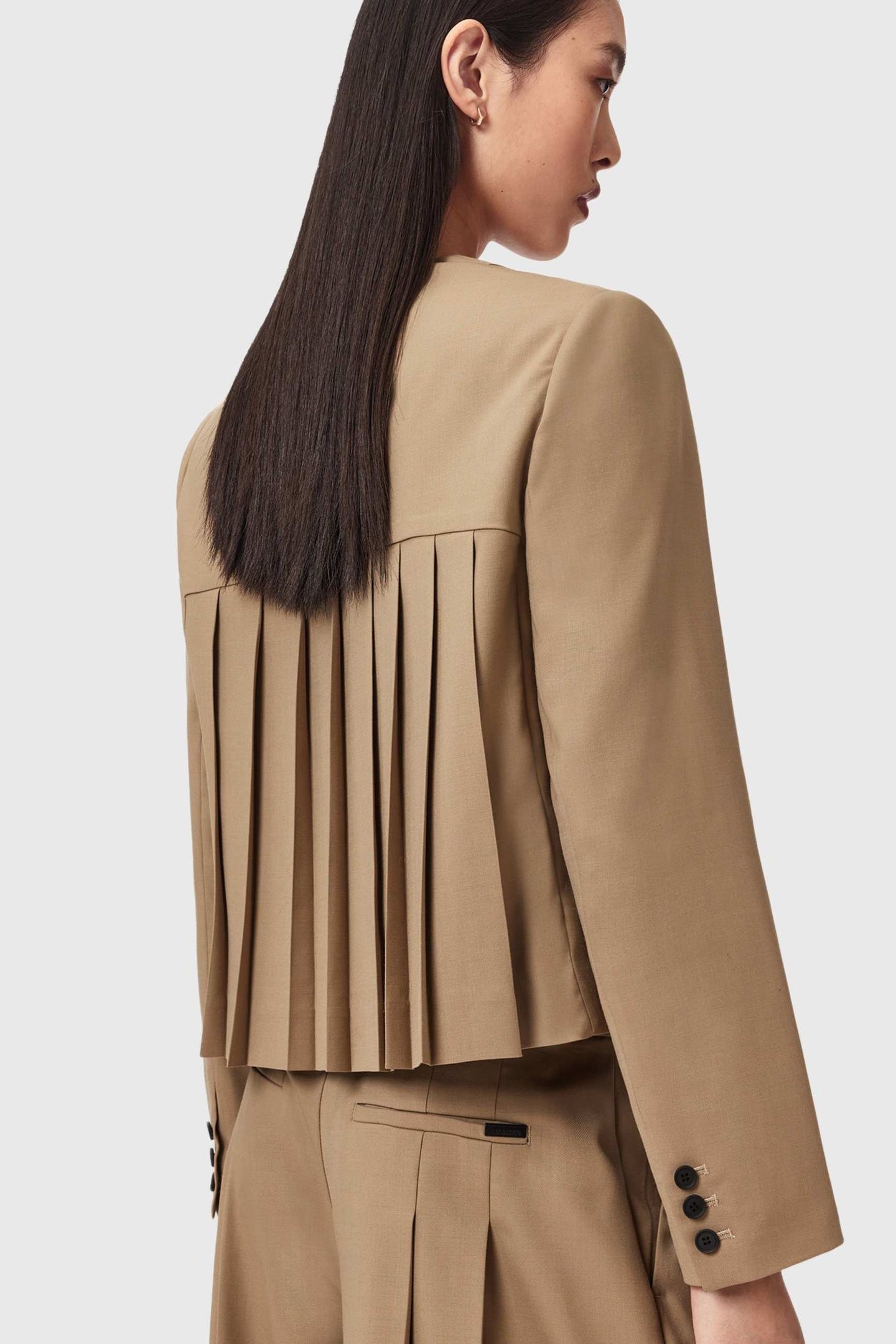 POPPY BLAZER SAND BROWN 5
