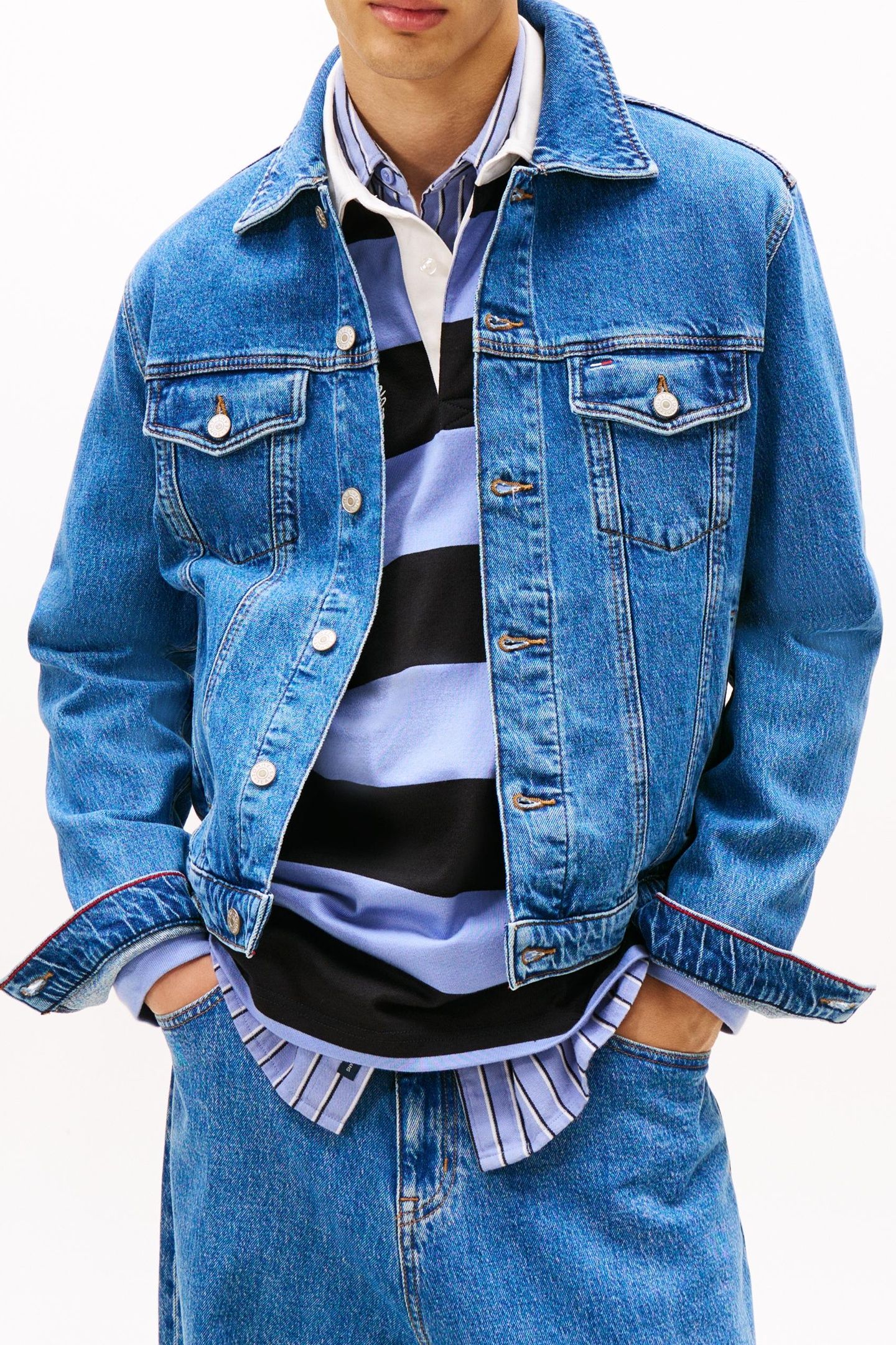 RYAN REGULAR TRUCKER JACKET DENIM MEDIUM 2