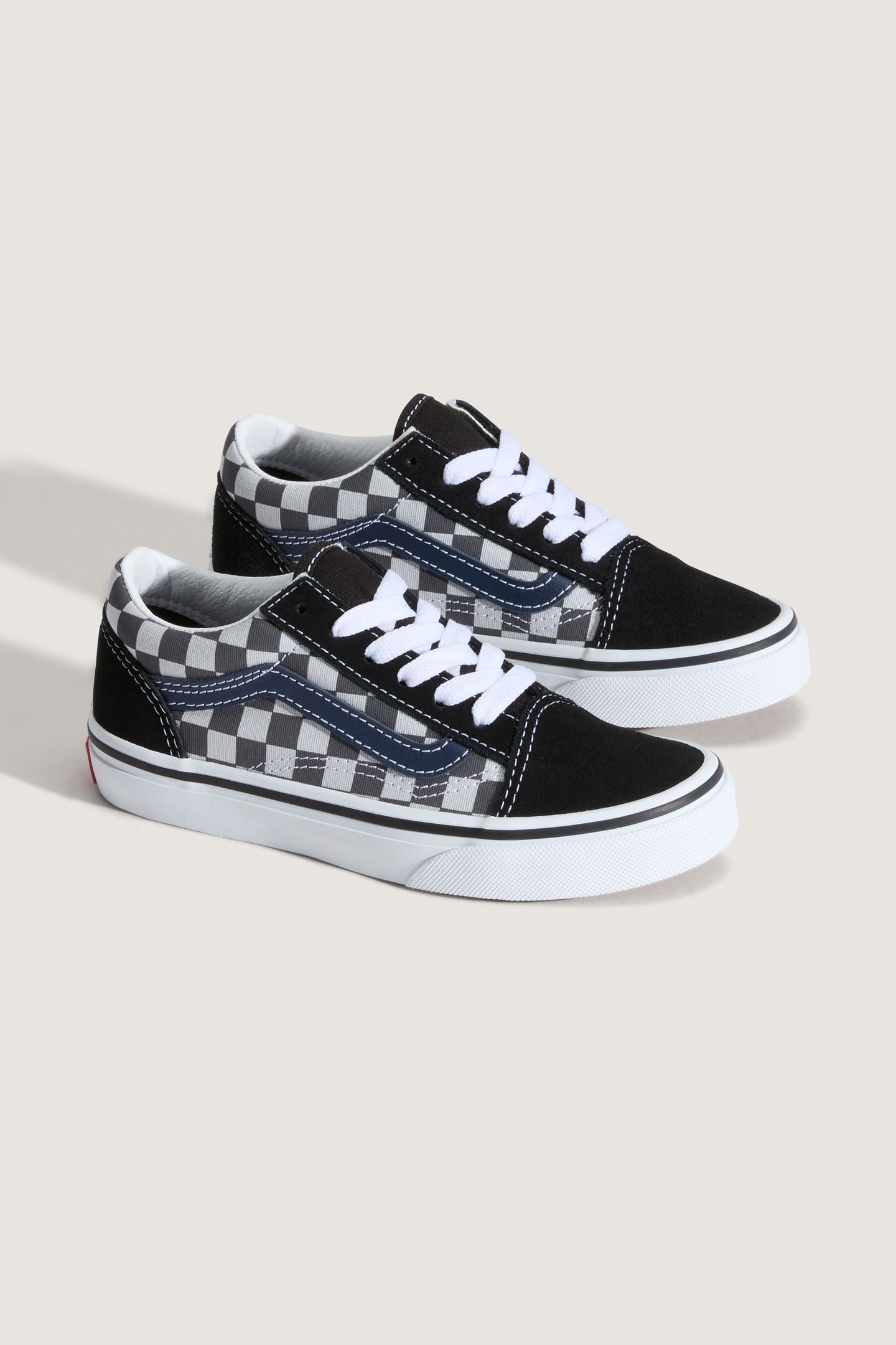 YOUTH UNISEX OLD SKOOL TONAL CHECK BLUE 3