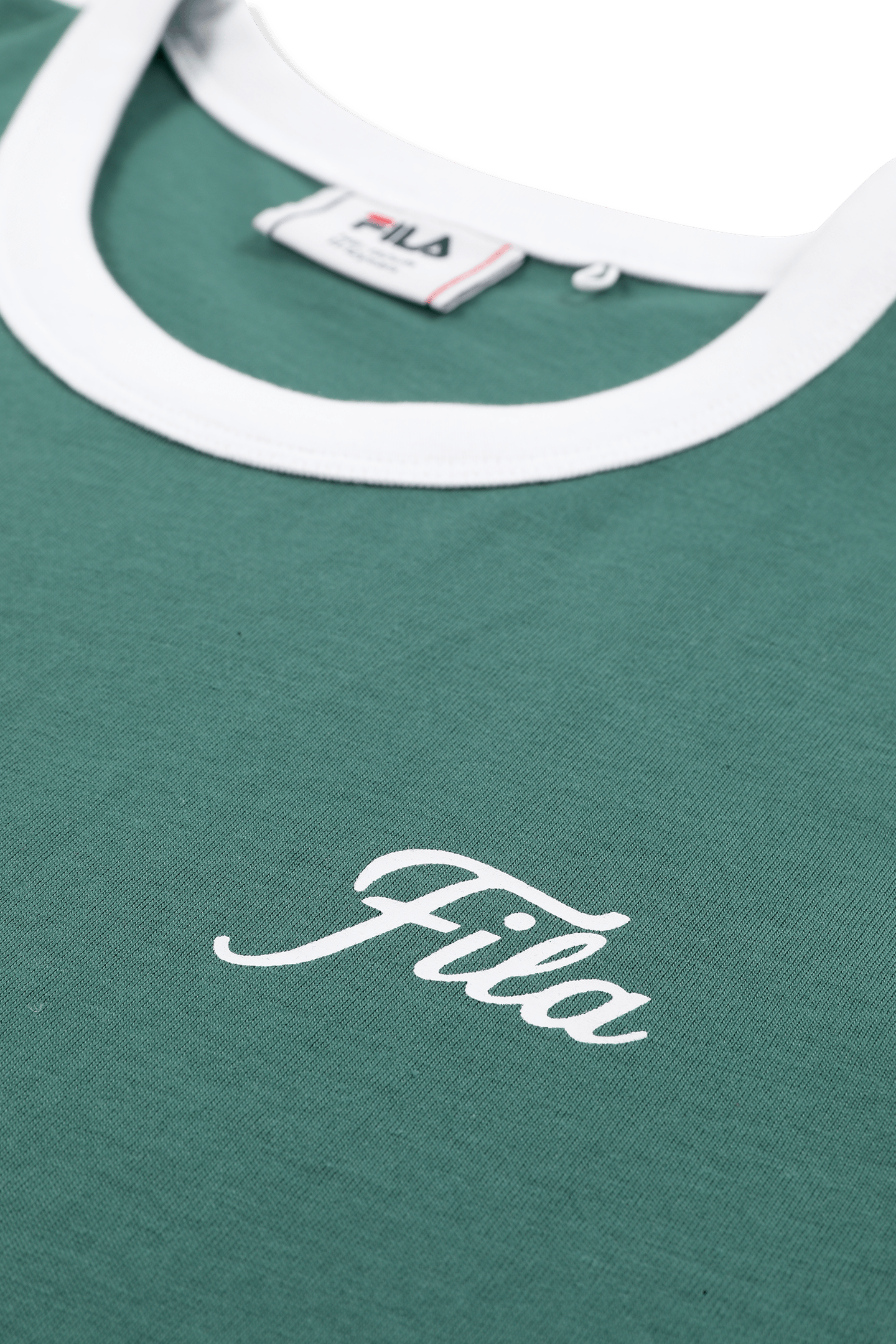 MARLIA REGULAR GRAPHIC RINGER T-SHIRT POSY GREEN 3