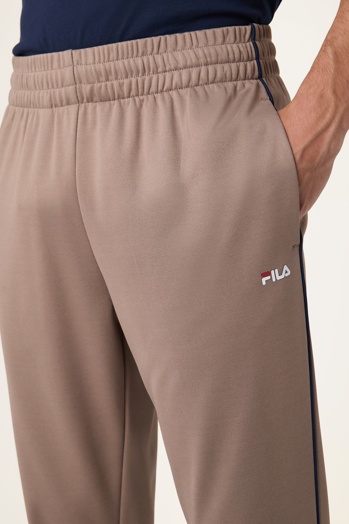 SAGANO REGULAR TRACK PANTS TAUPE GRAY 6