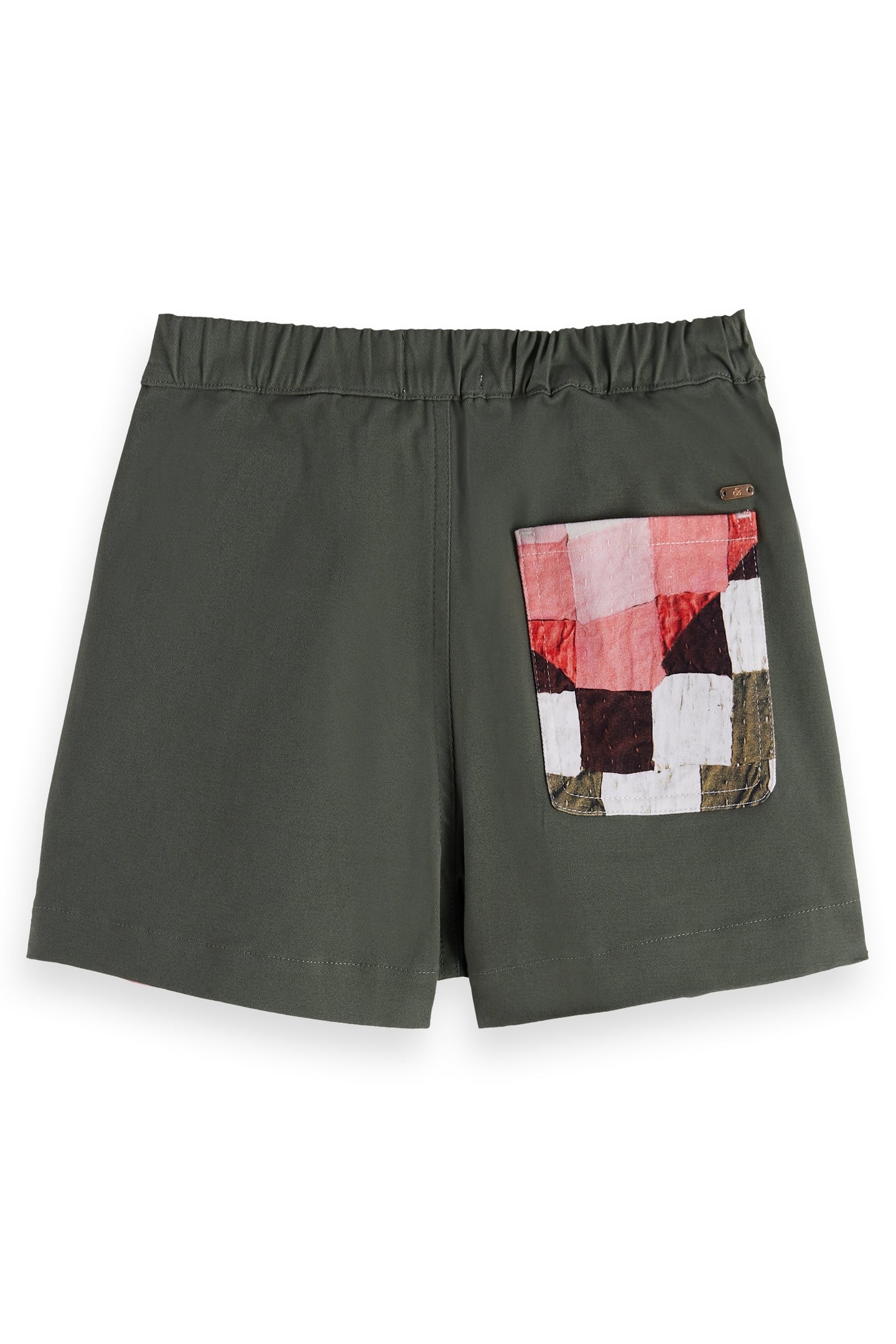 GIRL PATCHWORK SKORT THYME 2