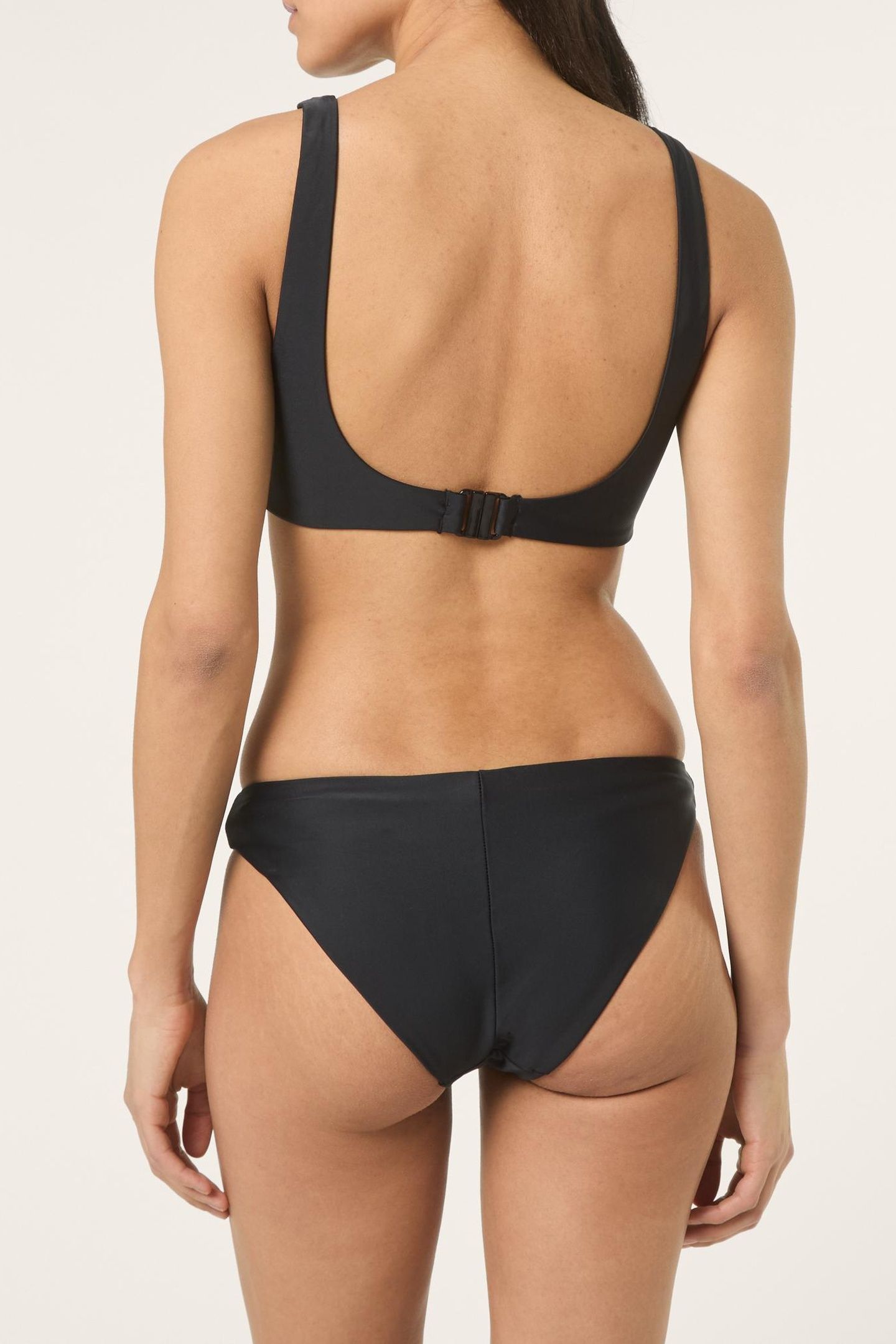 ISOLA LOGO SCOOP NECK BIKINI BLACK 3