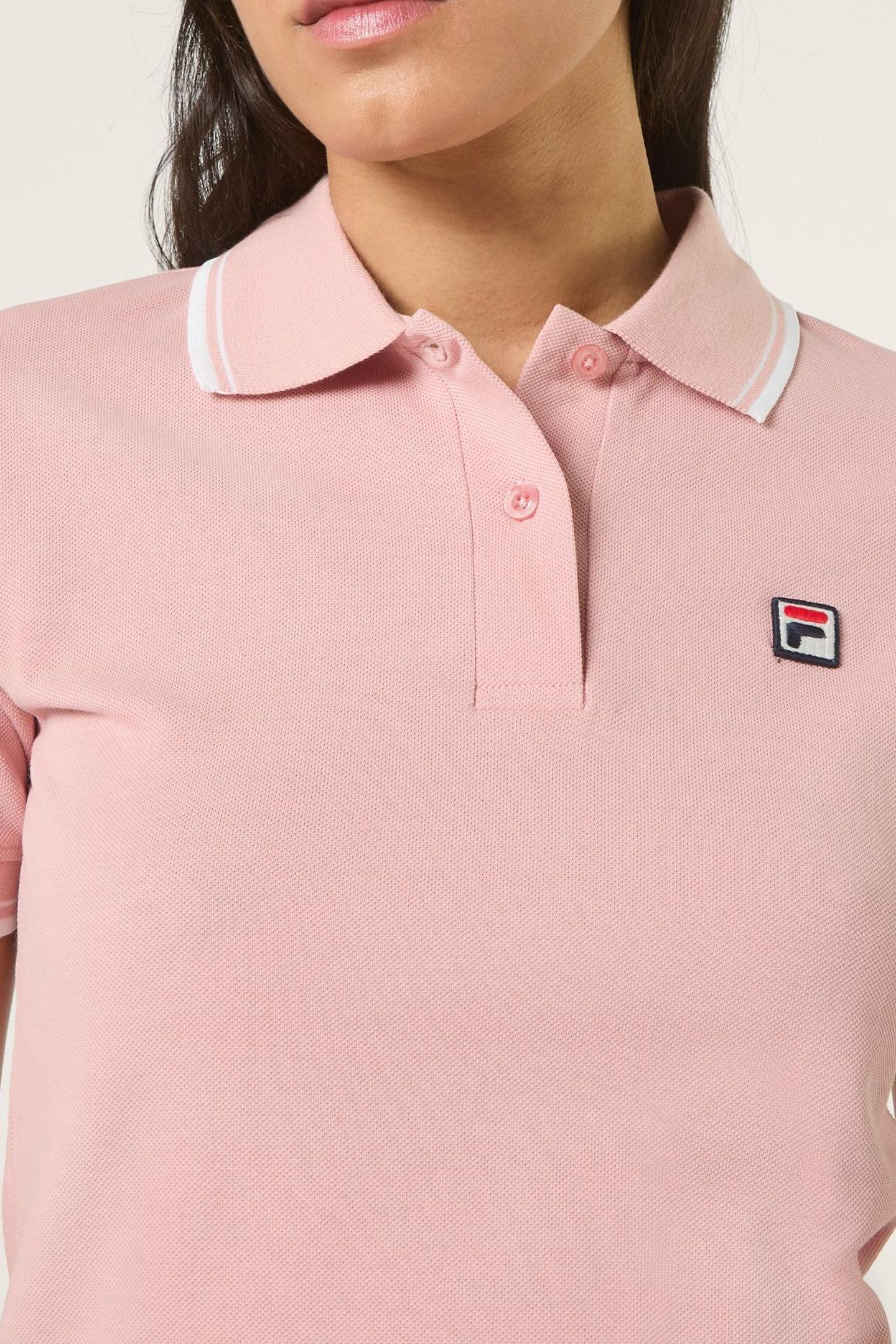 BIELLA SLIM TIPPED POLO SHIRT MELLOW ROSE 6