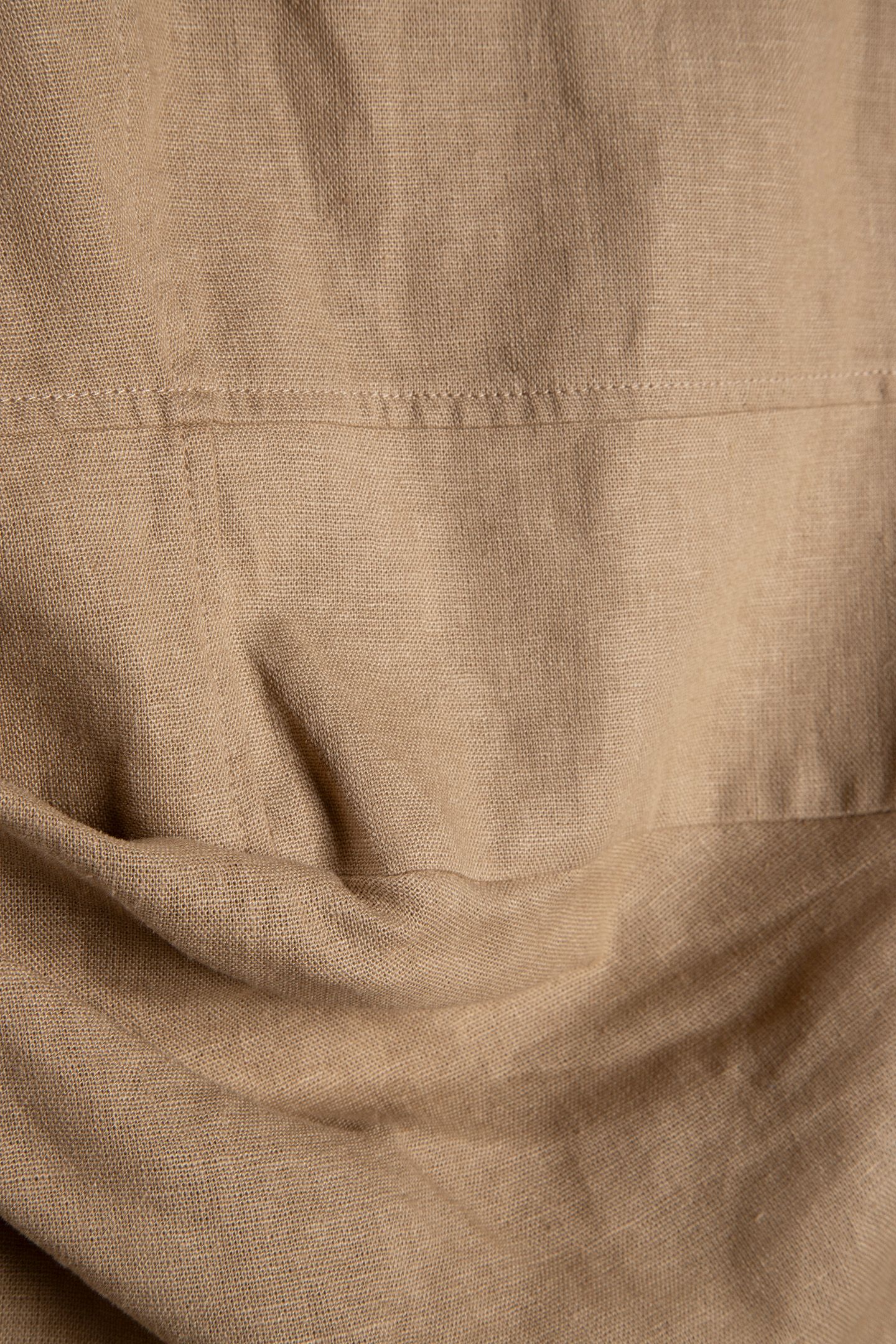 LINEN MINI DRESS SAND 4