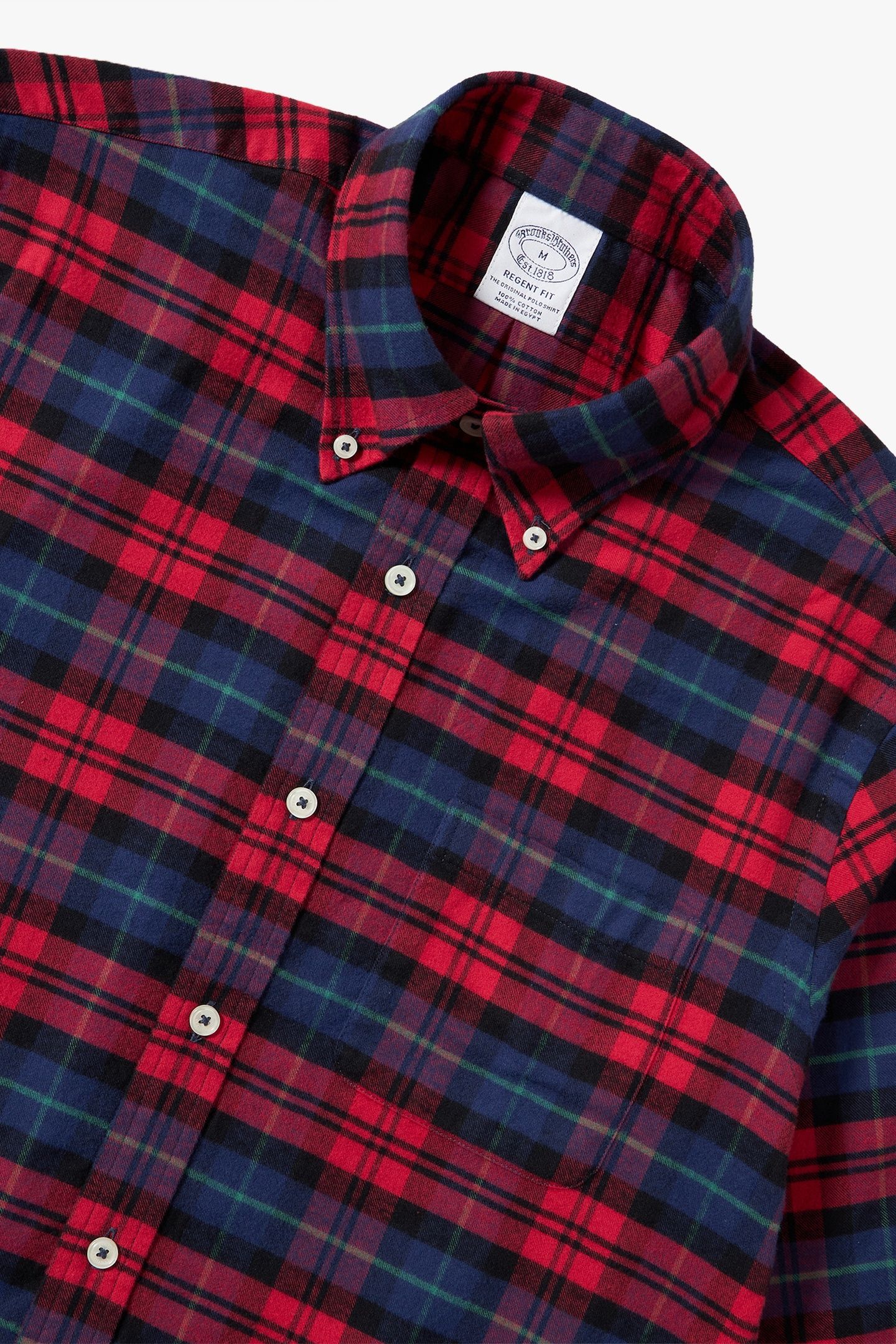 CASUAL COTTON FLANNEL REGULAR FIT RED 3