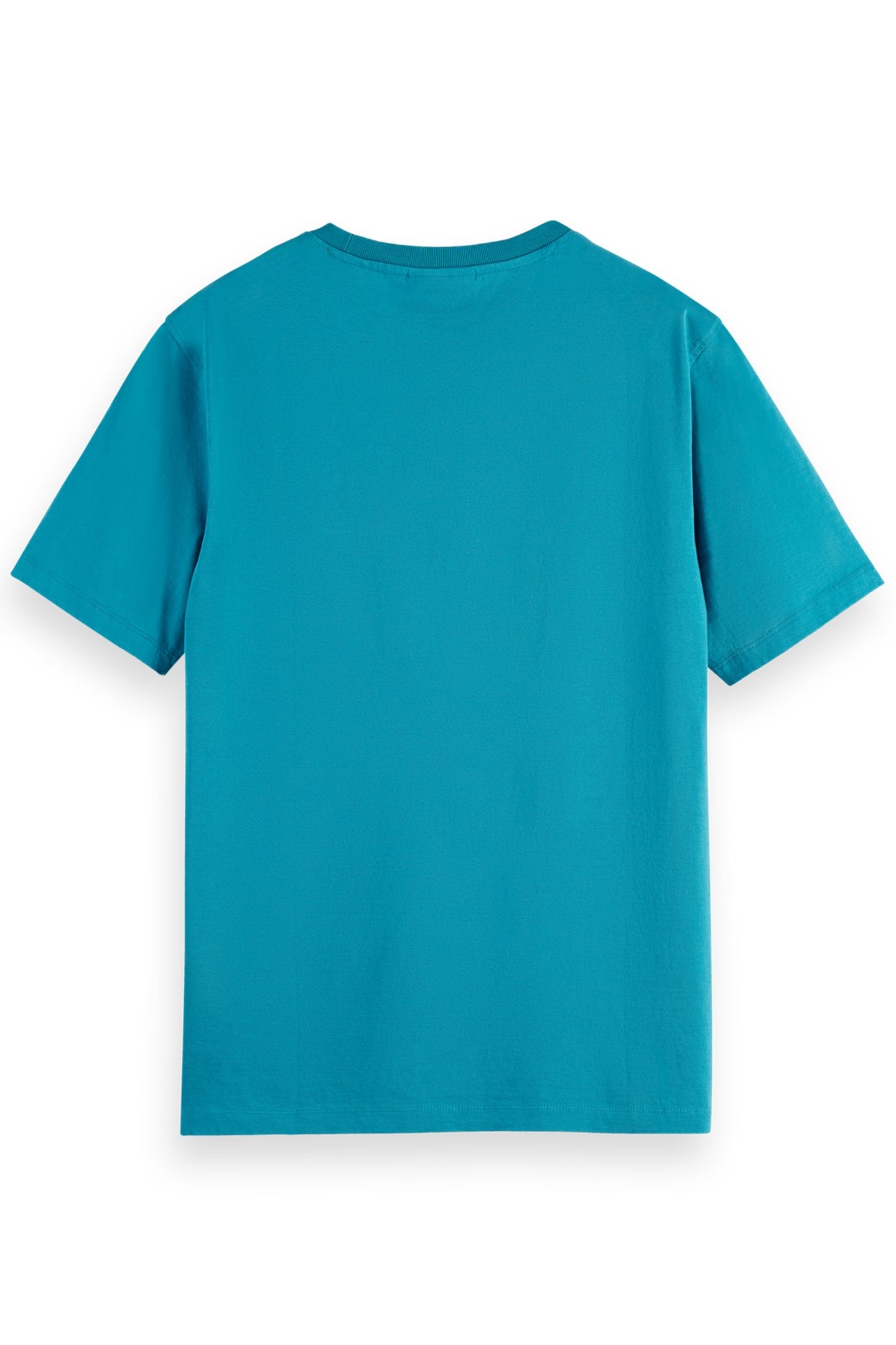 LEFT CHEST ARTWORK T-SHIRT PETROL BLUE 2