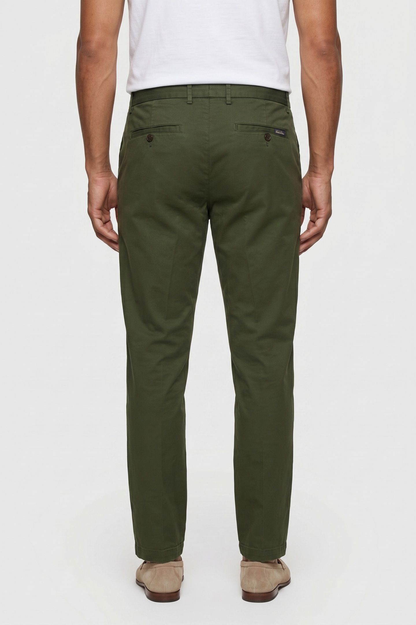CHINO COTTON MILITARY GREEN 2