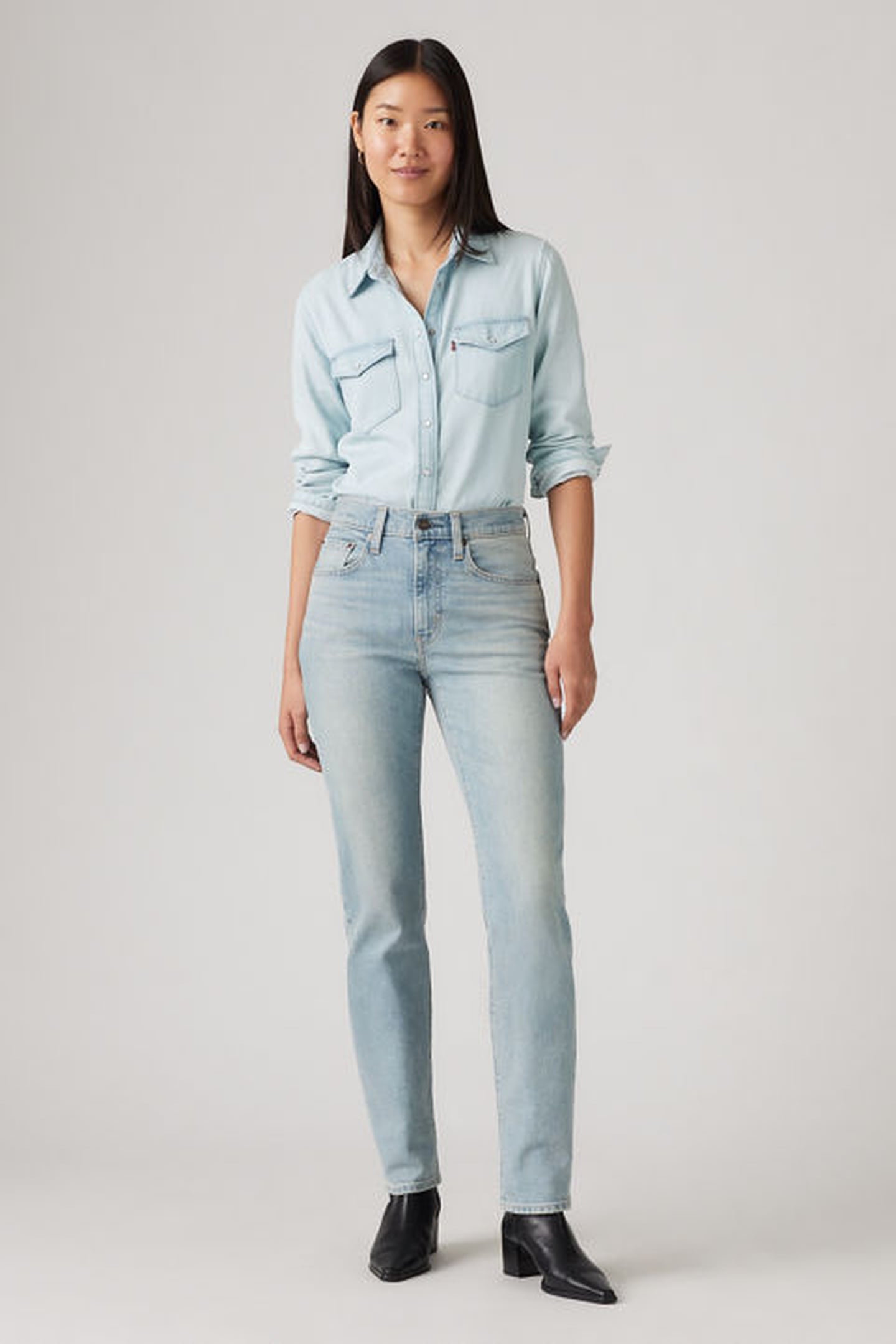 724™ HIGH RISE STRAIGHT JEANS 2