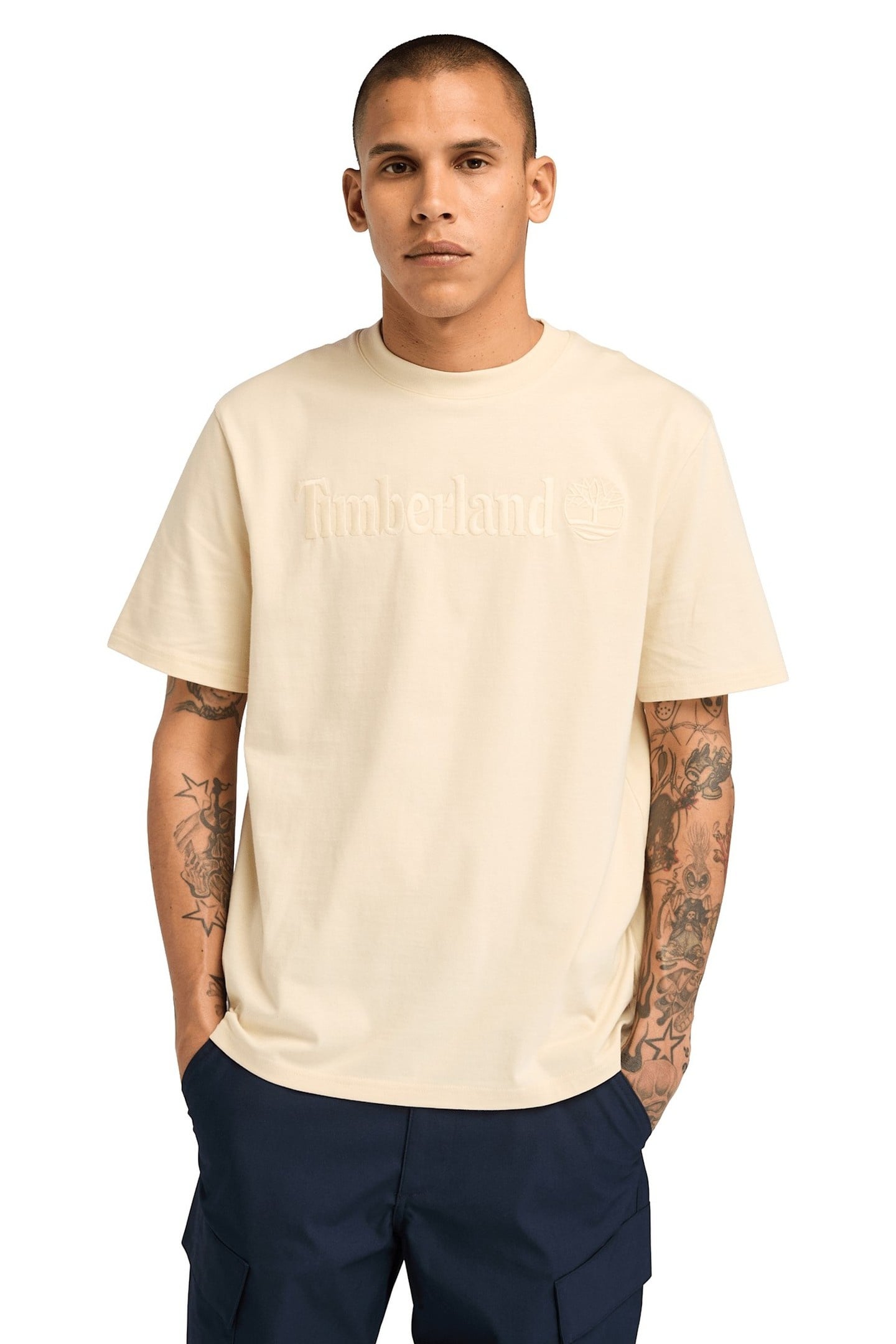 HAMPTHON SHORT SLEEVE TEE ANGORA 1