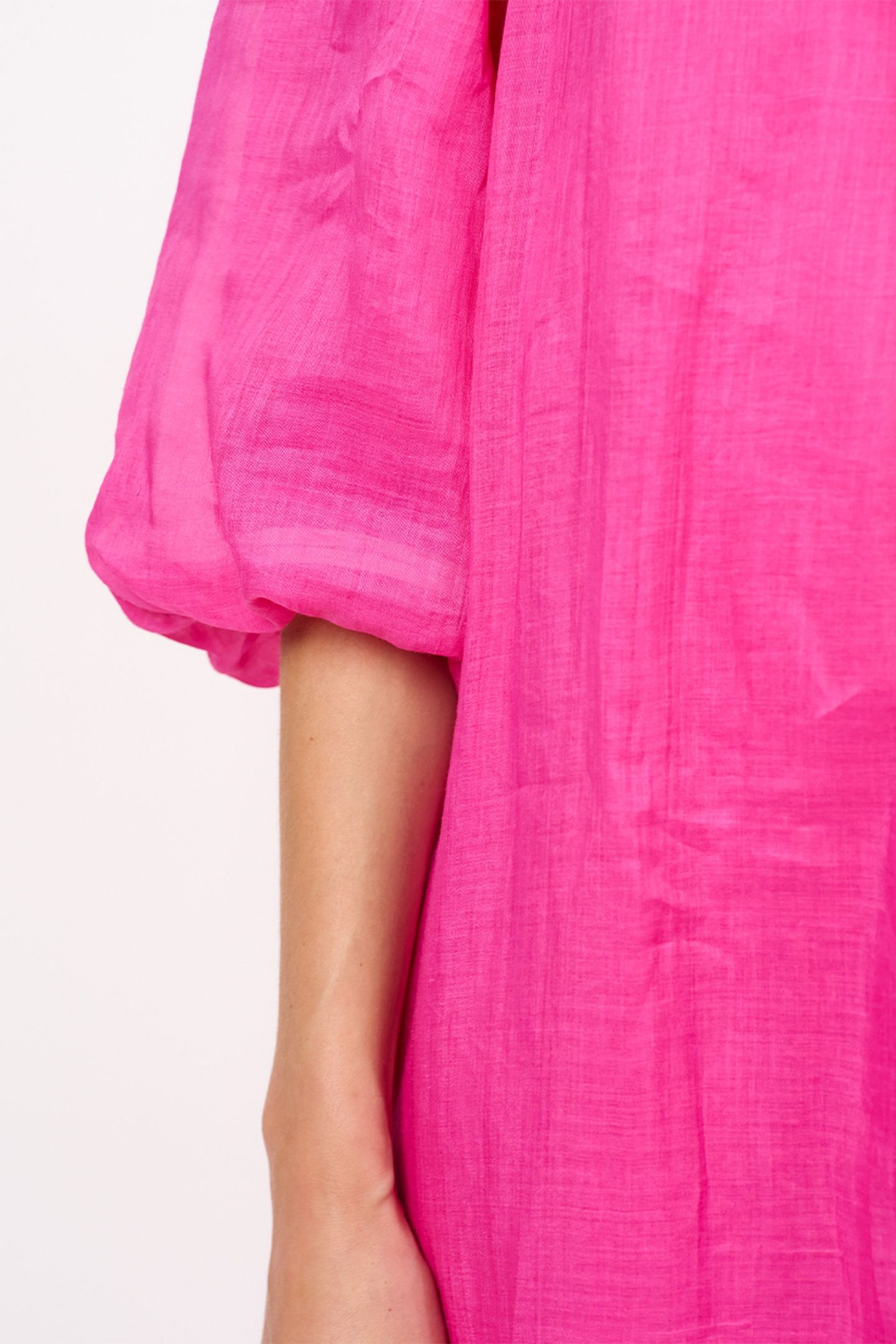 TILDA OPEN BACK DETAILED MAXI DRESS FUCHSIA PINK 4