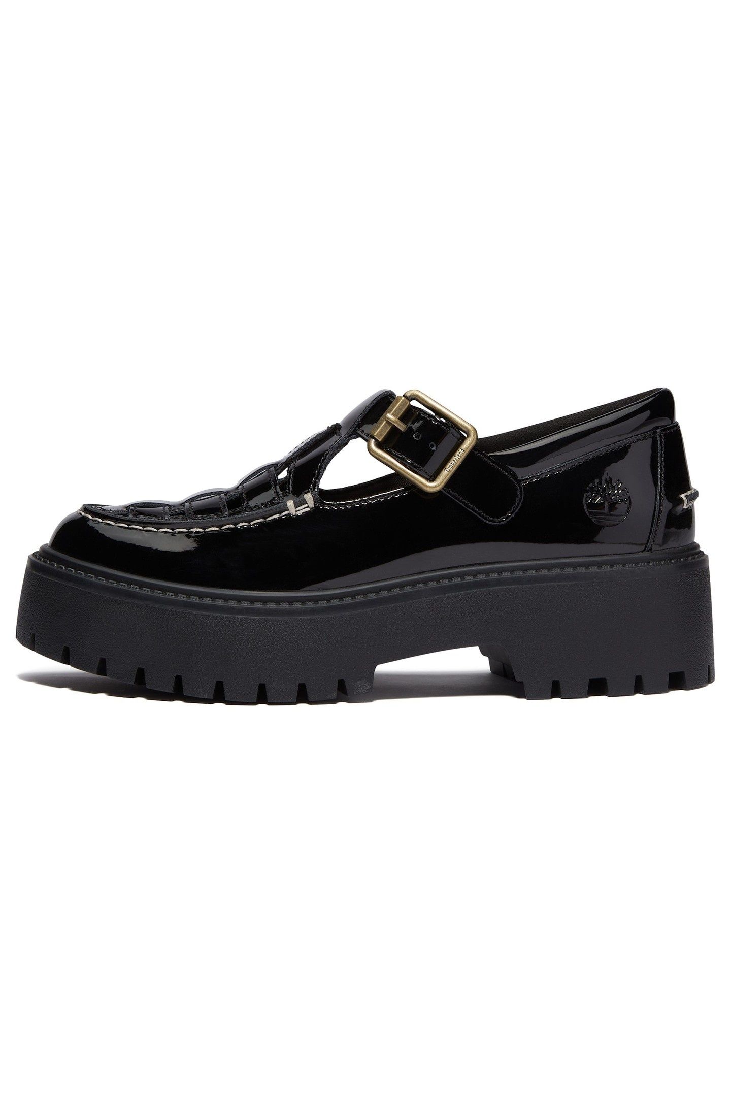 STONE STREET BUCKLE SHOE BLACK PATENT LEATHER 3