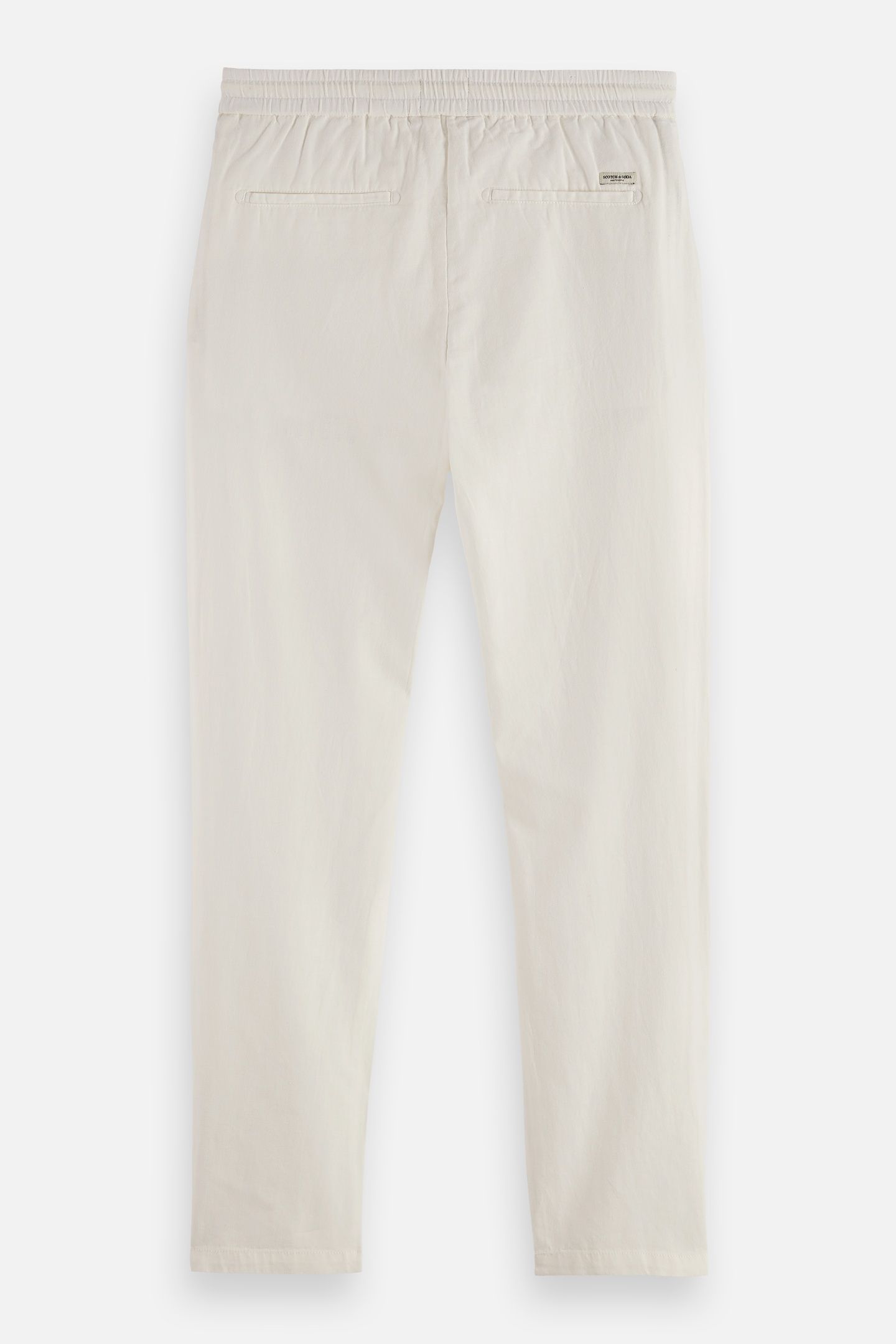 CORE - WARREN - COTTON/ LINEN TWILL JOGGER OFF WHITE 5