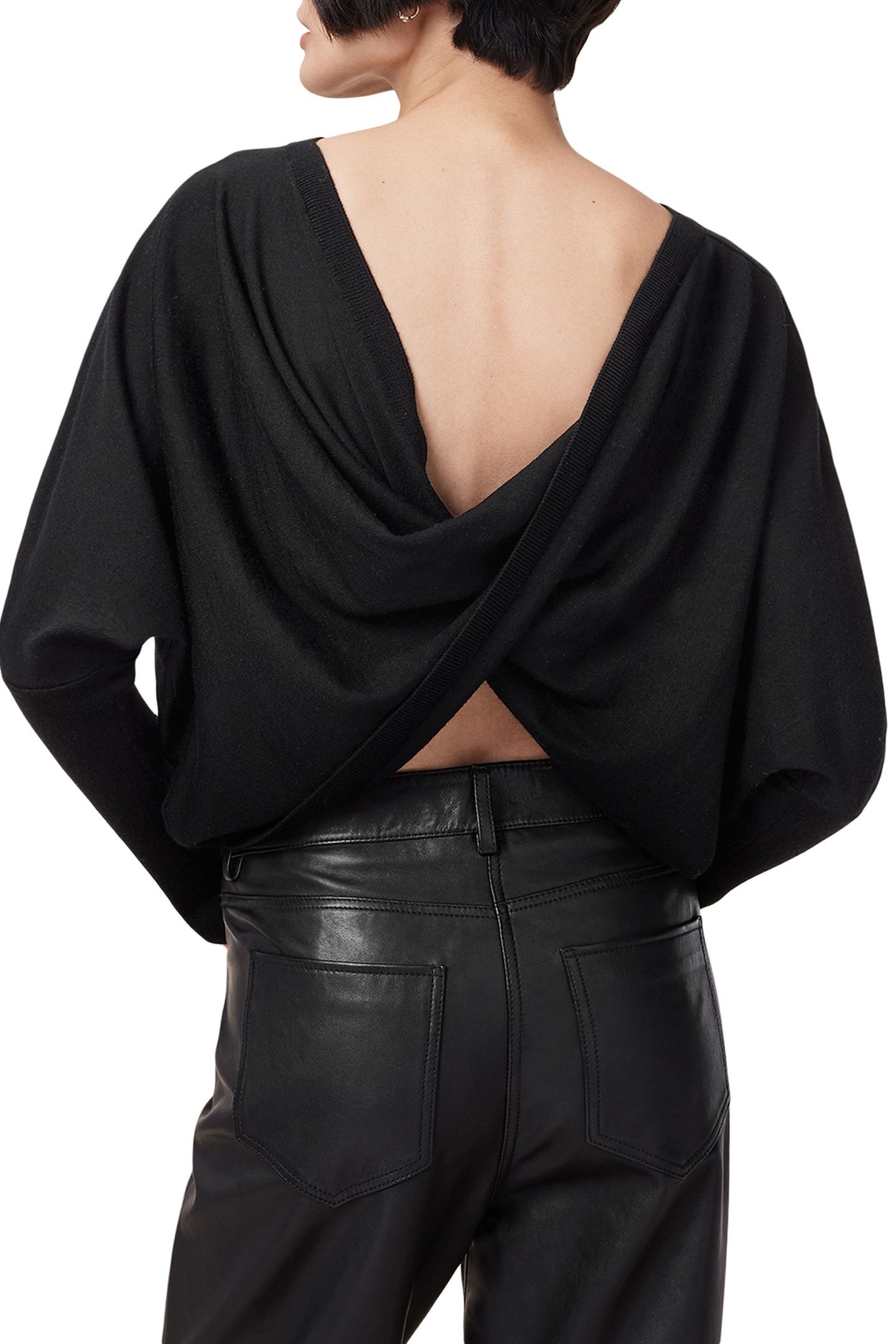 JULIEANA WRAP JUMPER BLACK 7