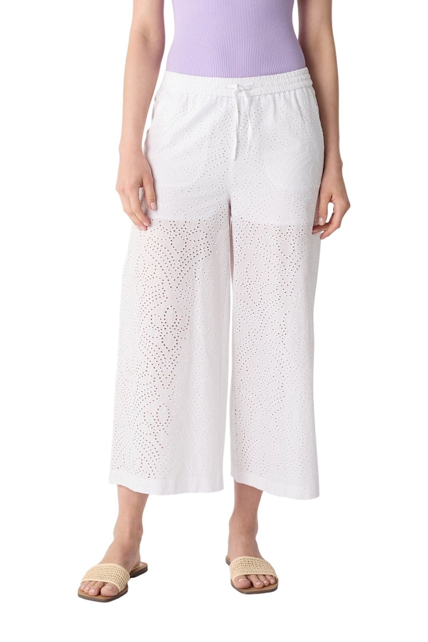 PANTS 7/8 WHITE 1
