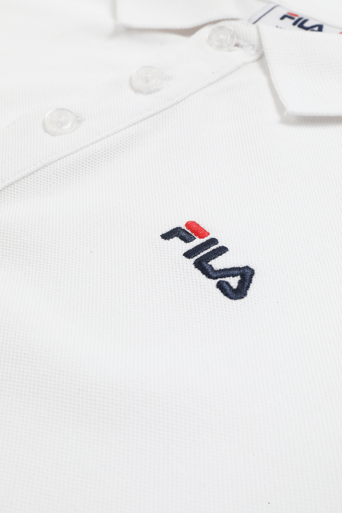 PIAGGIA REGULAR LOGO POLO SHIRT BRIGHT WHITE 3