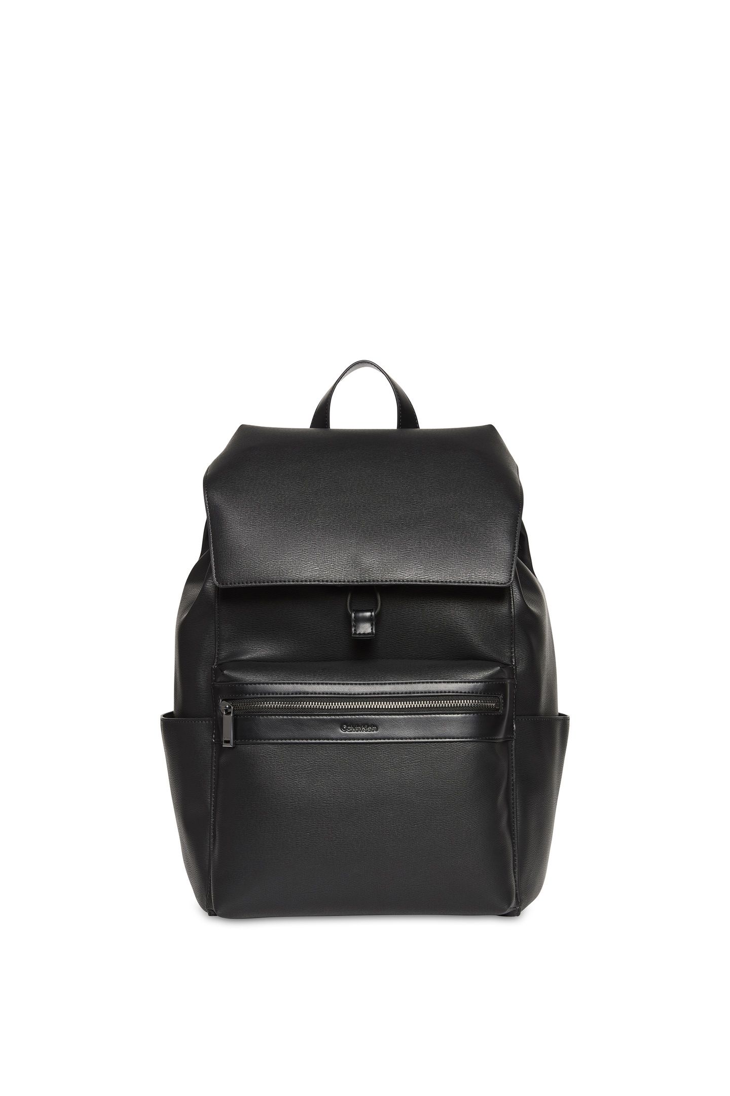 ZIP FLAP BACKPACK BLACK 3