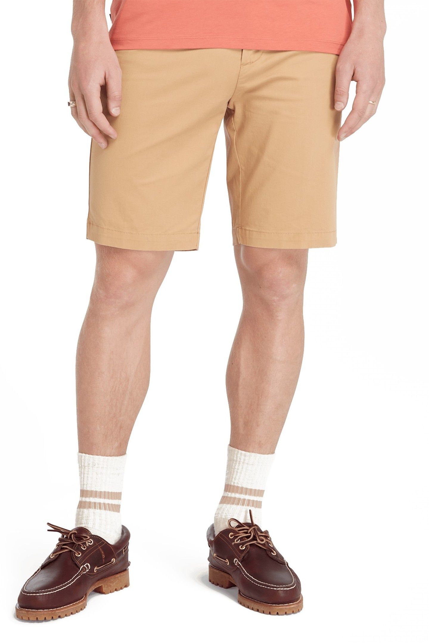 CLAREMONT TWILL CHINO SHORT LIGHT WHEAT BOOT 1